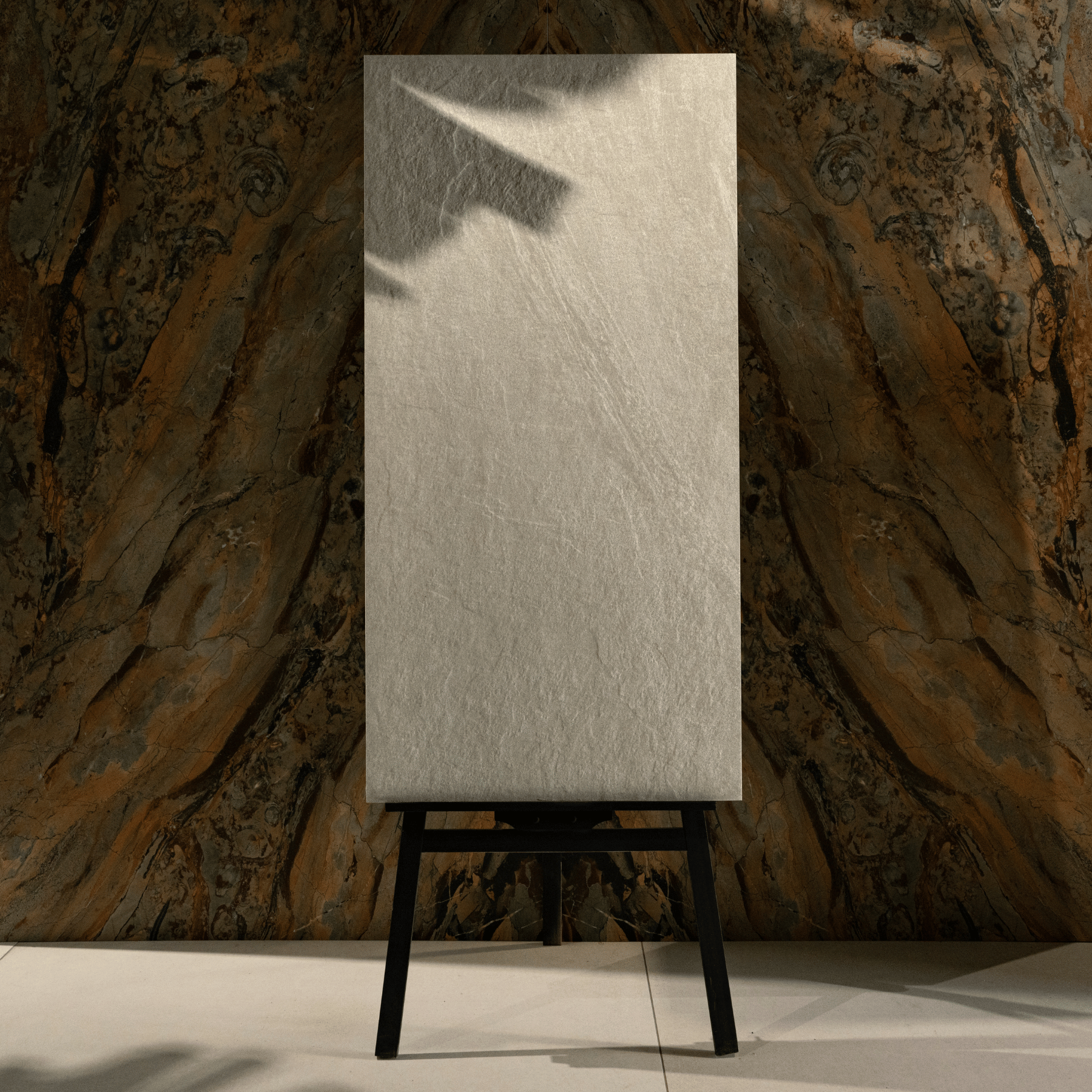 Urban Graphite Stone Look Porcelain Tile 60x120cm 20mm Thickness