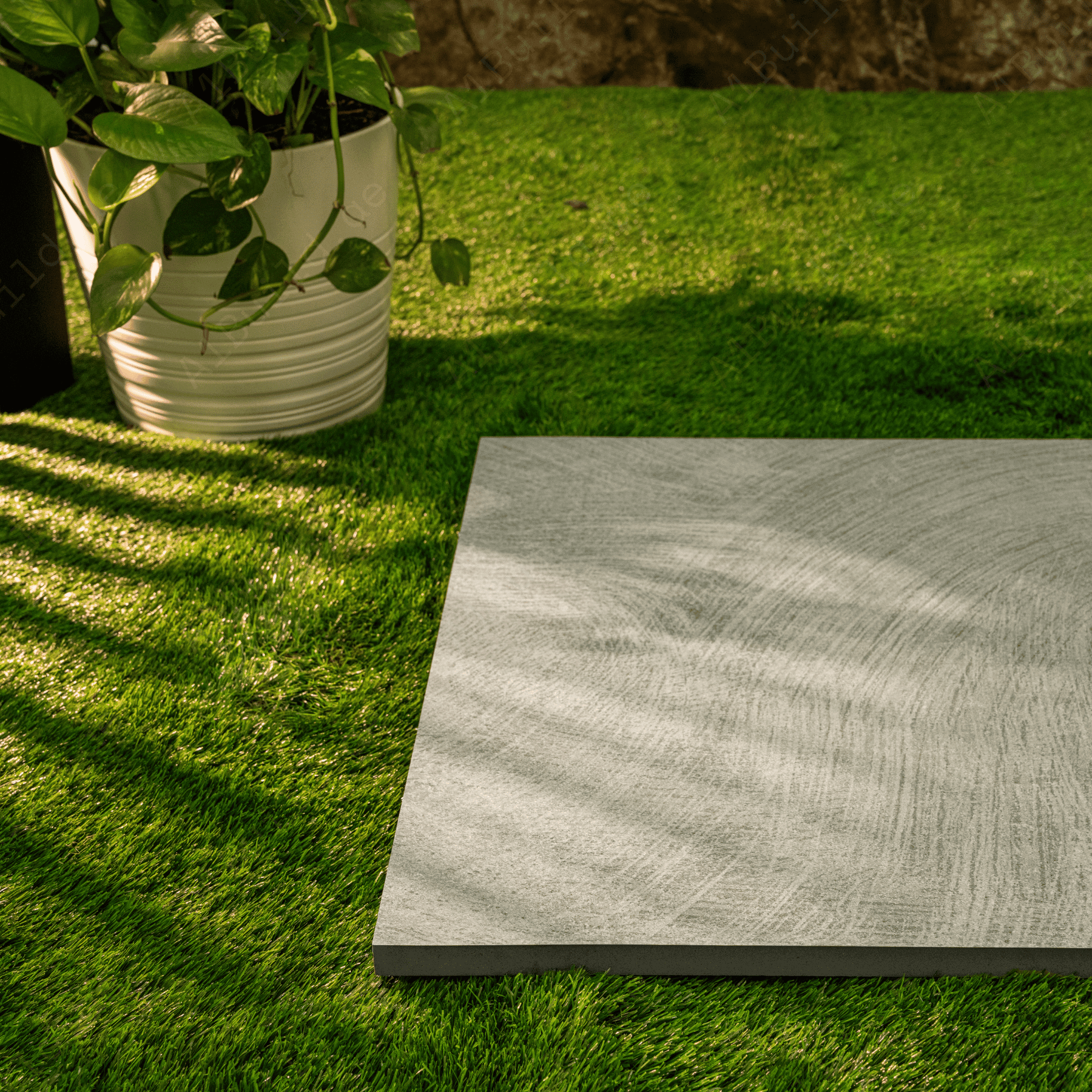 Urban Slate Grey Stone Look Porcelain Tile 60x120cm 20mm Thickness