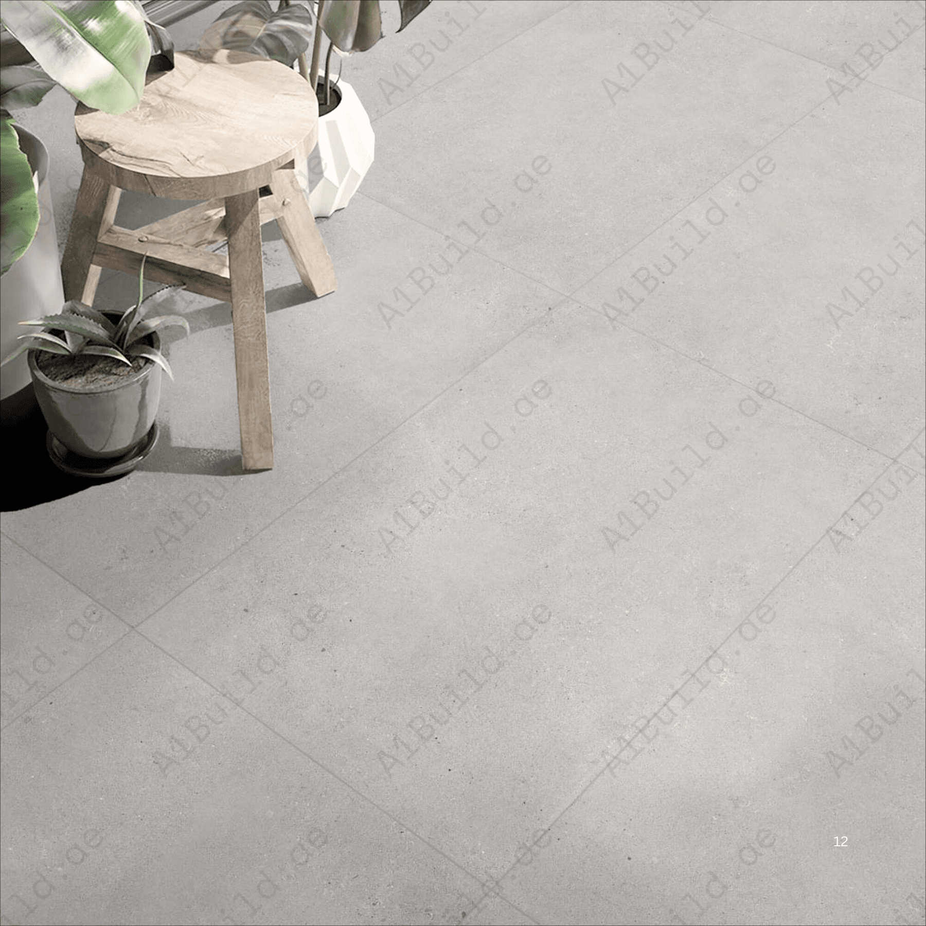 Urban Stone Gris 60x120cm outdoor porcelain tile, 20mm thick with R11 slip-resistant rough matt finish. Durable and stylish for modern spaces.