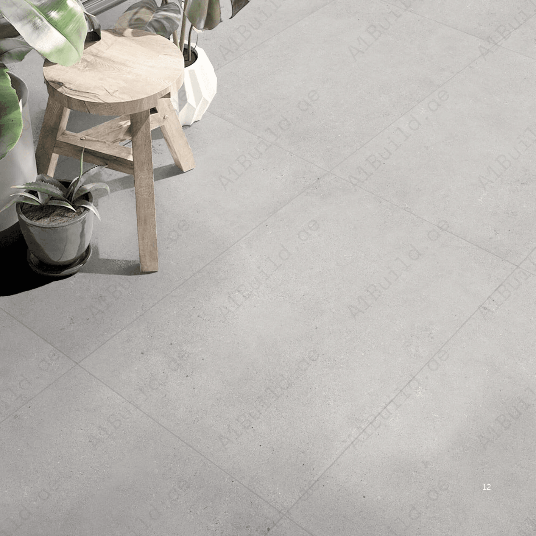 Urban Stone Gris 60x120cm outdoor porcelain tile, 20mm thick with R11 slip-resistant rough matt finish. Durable and stylish for modern spaces.