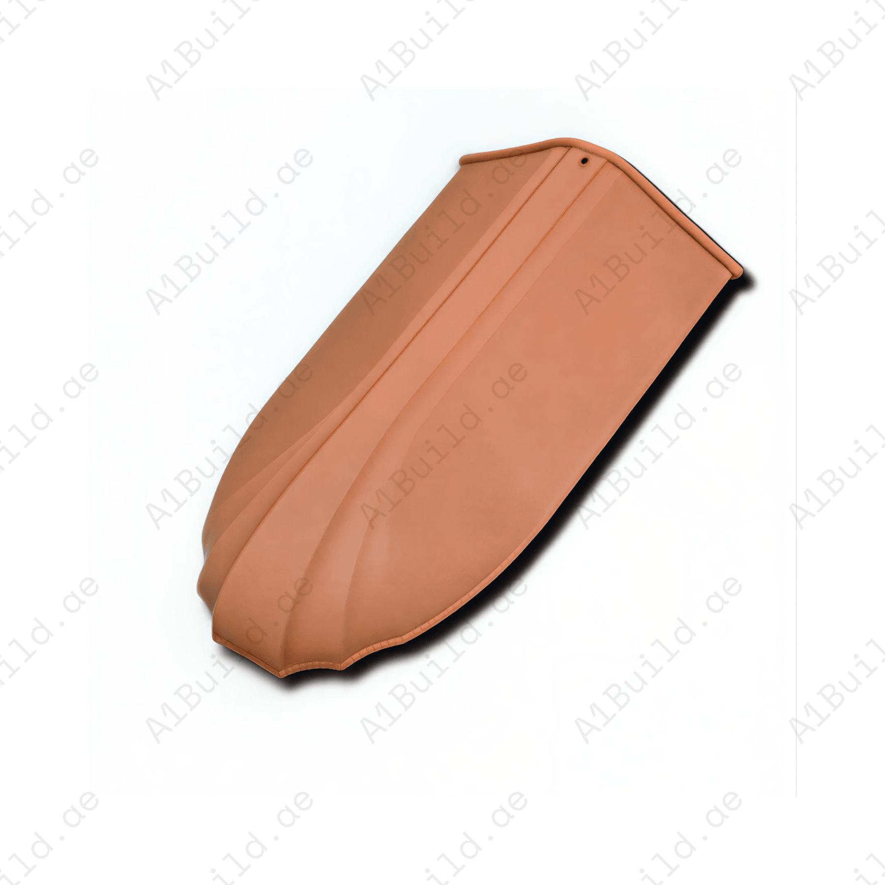 VIRTUS clay end tile for clean roof termination, offering strong sealing, weather protection, and a premium finishing touch for clay roofing systems.