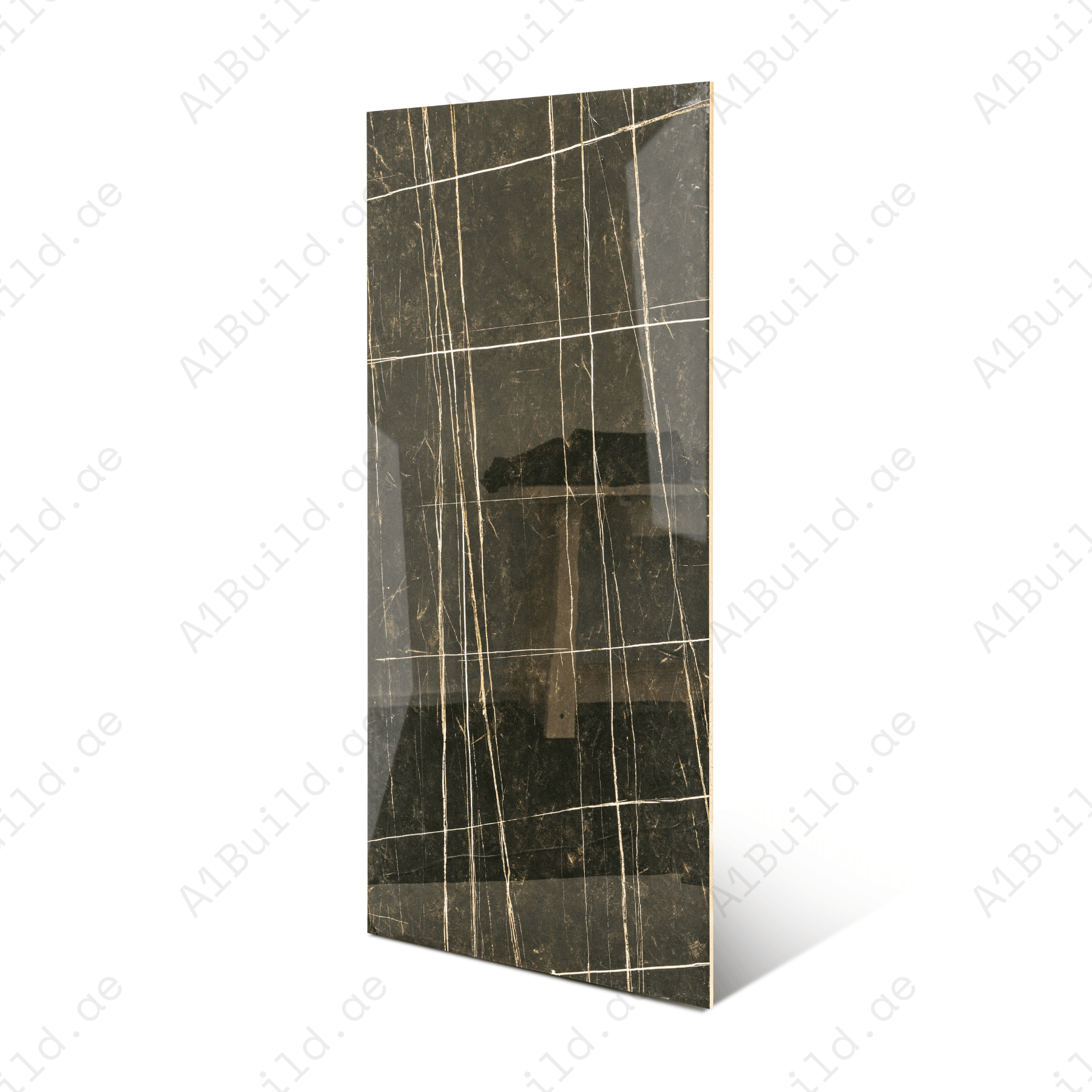 Venice Black tiles (60x120cm, 9mm) feature a High Gloss finish with a rich black design. Ideal for Indoor Floors and Walls, these Porcelain tiles deliver a sense of luxurious boldness and sophisticated style. The glossy surface deepens the black tones, creating a dramatic and elegant atmosphere perfect for enhancing any residential or commercial space.