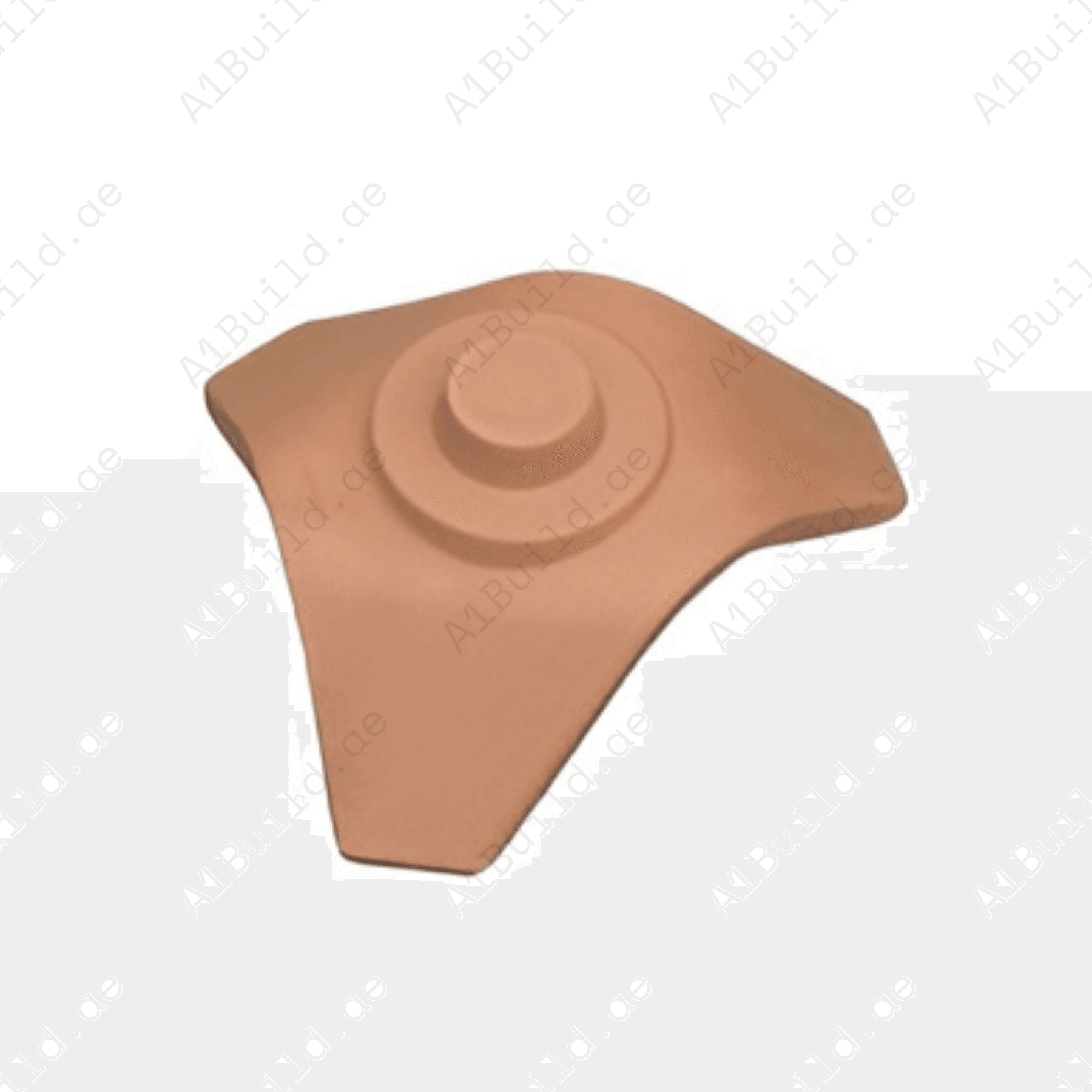 Virtus 3-way clay ridge junction for stable ridge intersections, offering reliable sealing, weather protection, and uniform clay roof alignment.