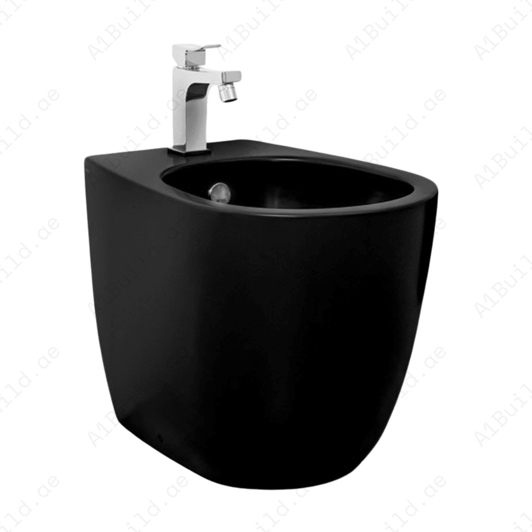 WALL HUNG BIDET, SIZE: 510*345*305 MM, MATT BLACK.