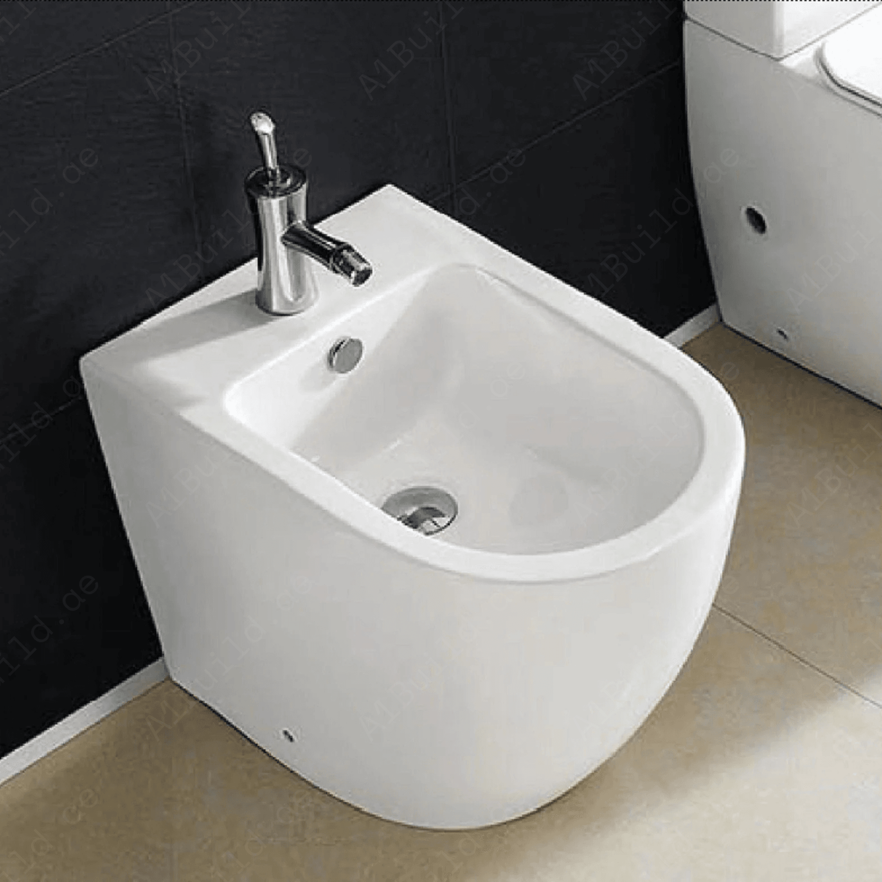 WALL HUNG BIDET, SIZE: 510*345*305 MM, WHITE COLOR.