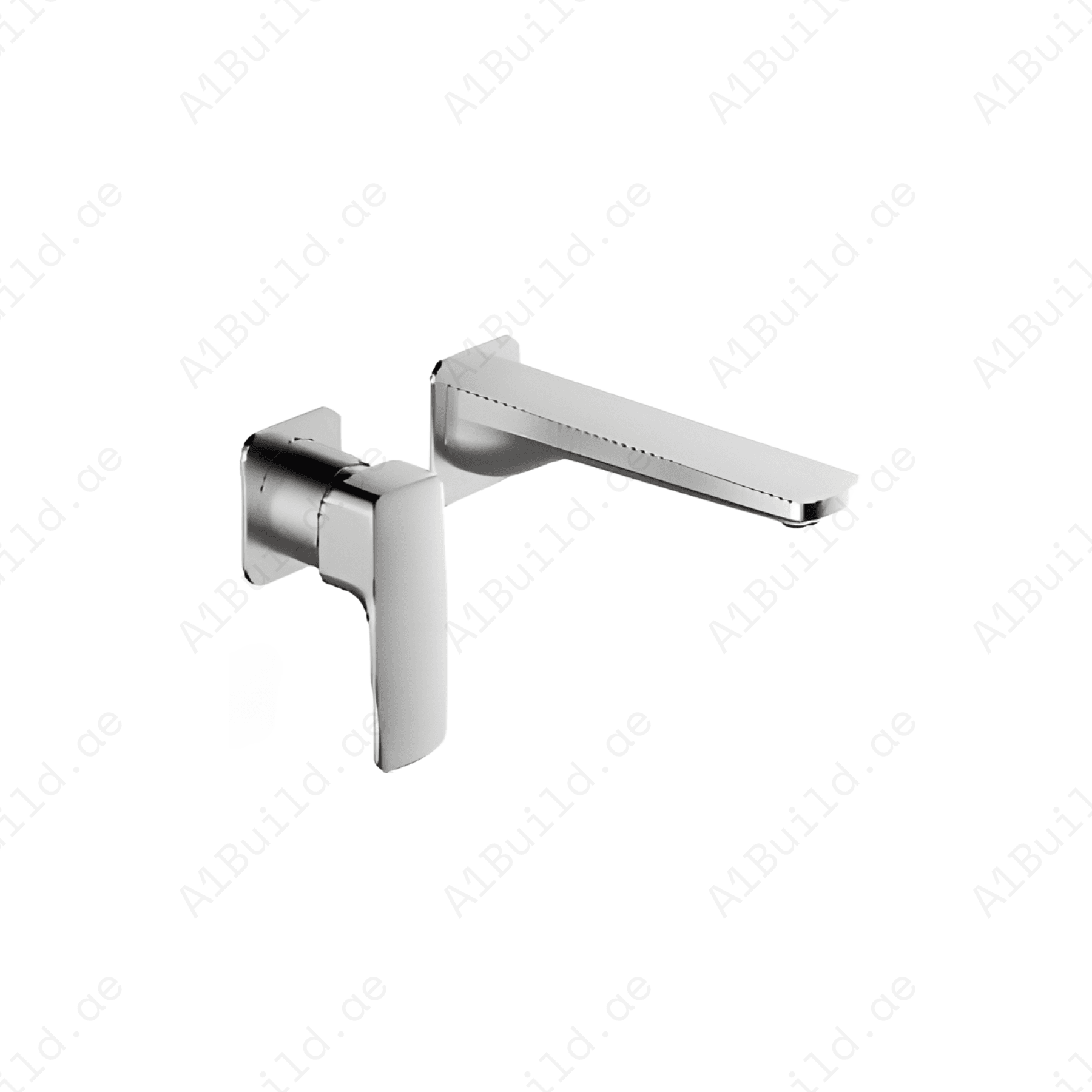 Wall-Mounted Chrome Two-Hole Basin Mixer – Modern Bathroom Fixture