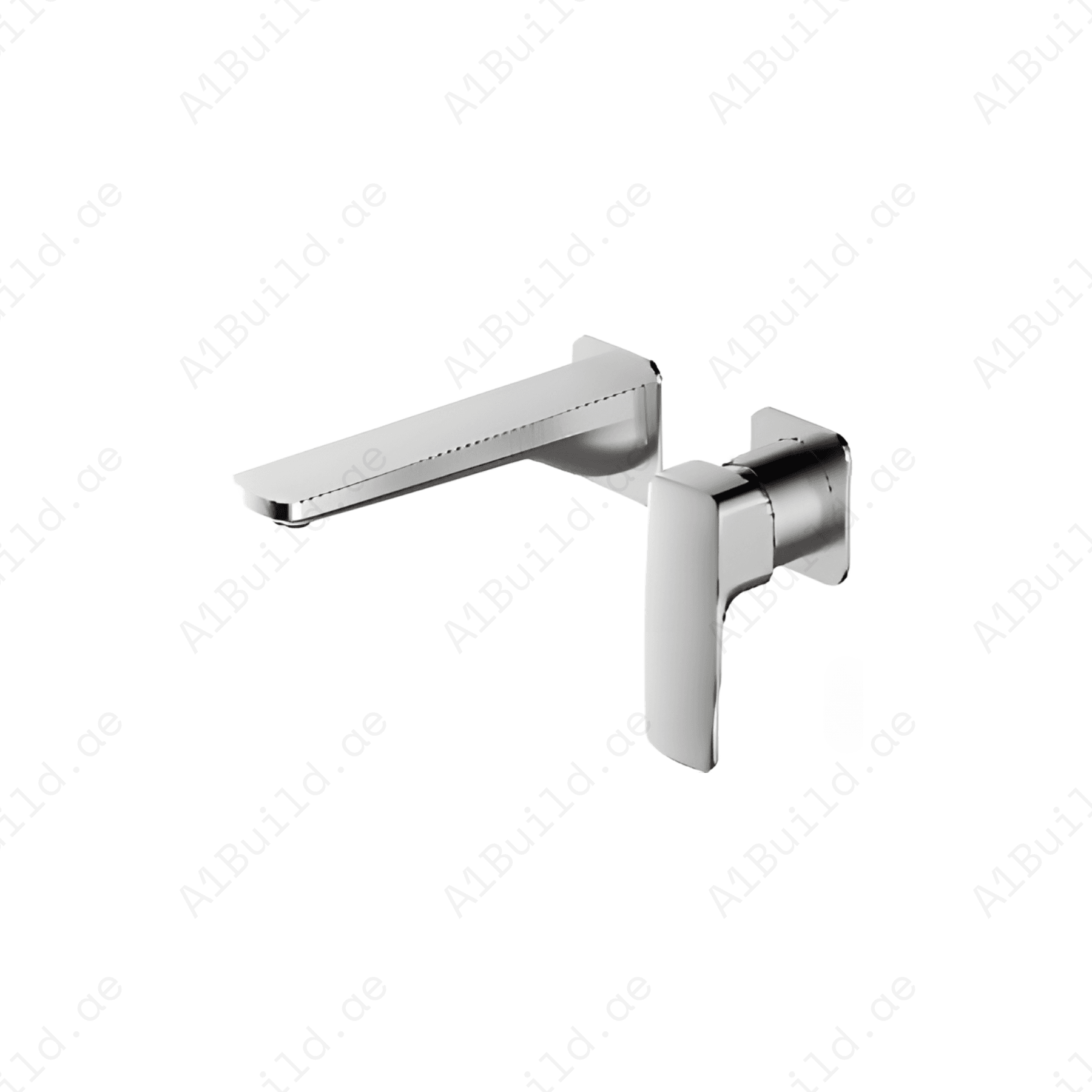 Wall-Mounted Chrome Two-Hole Basin Mixer – Modern Bathroom Fixture