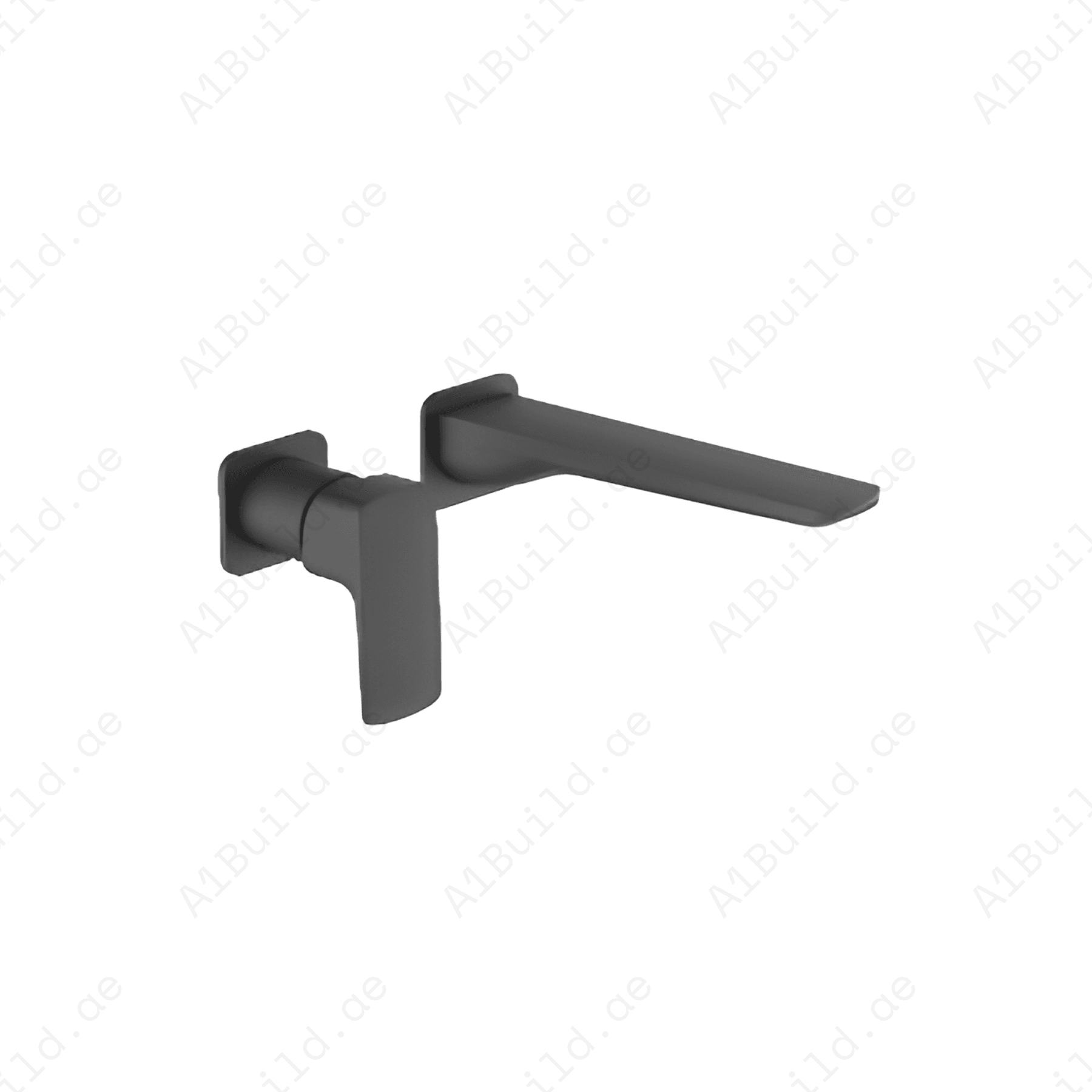Metal Gun Wall-Mounted Two-Hole Basin Mixer – PUW-Free Industrial Tap