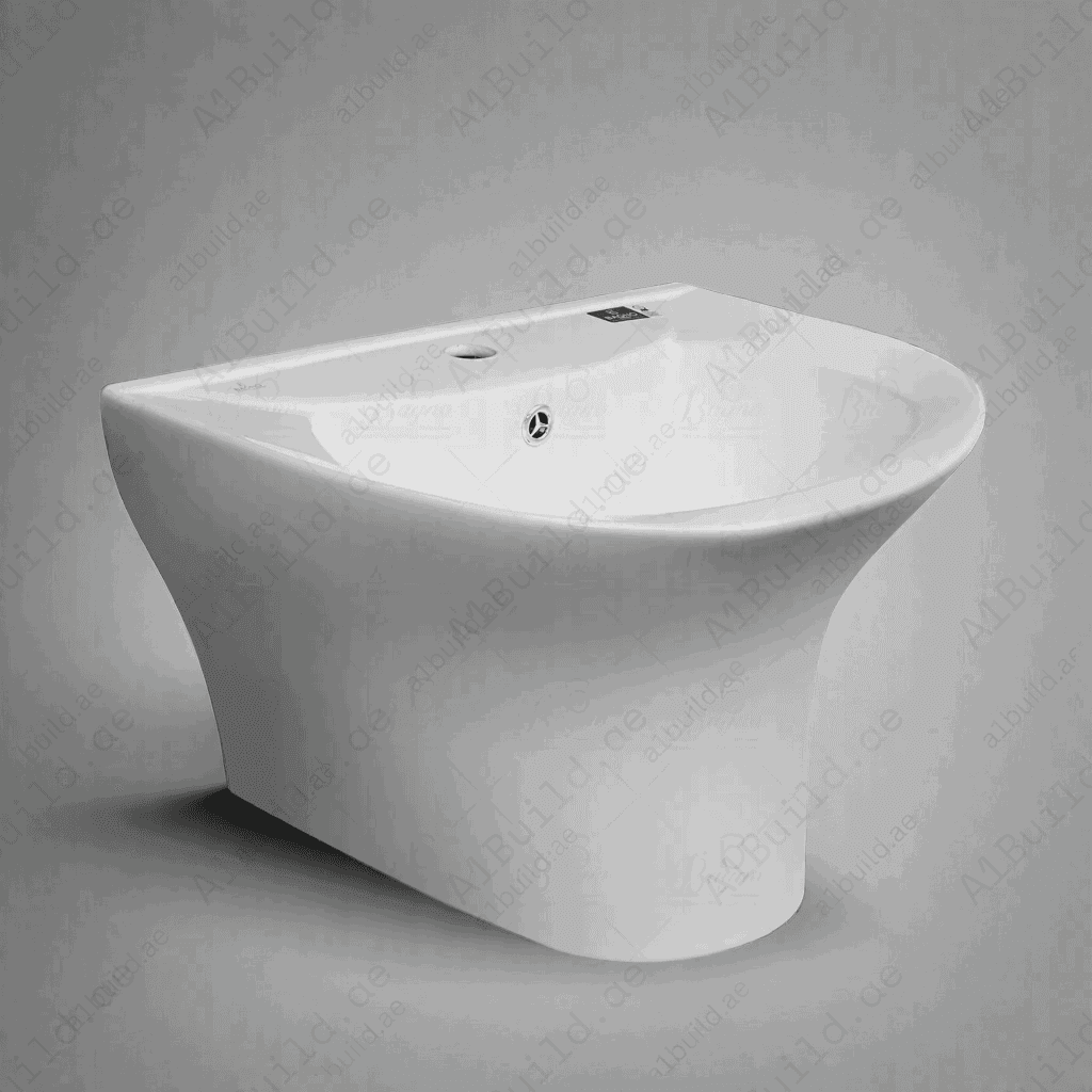 WallHungBasinwithHigh-QualityCeramicforModernBathroomDesign
