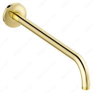 Round Shower Arm 400mm – Premium Gold, 100% Made in Germany | Hesanit
