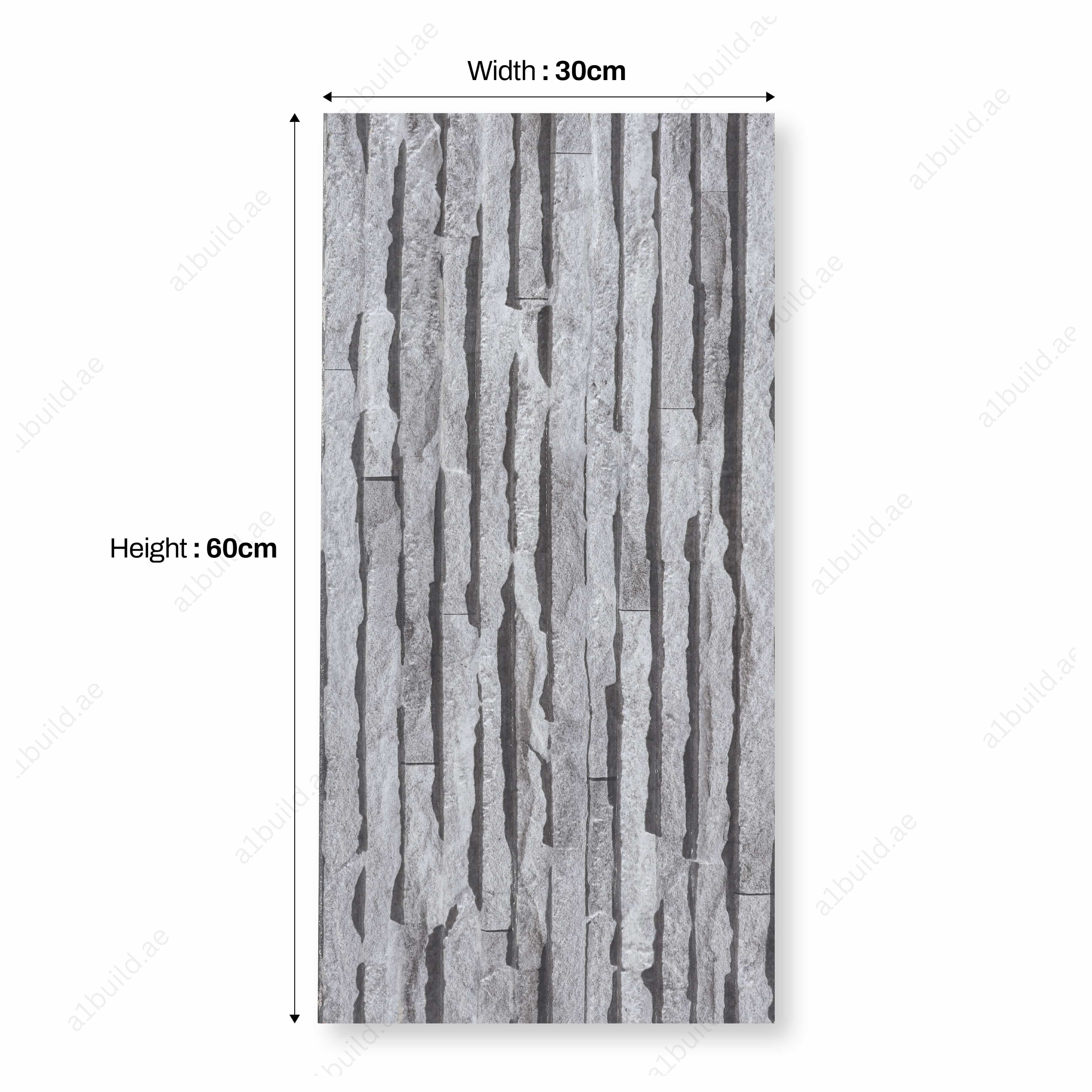Walvestone Silver | Decorative Tile for Kitchen, Bathroom & Interiors-A