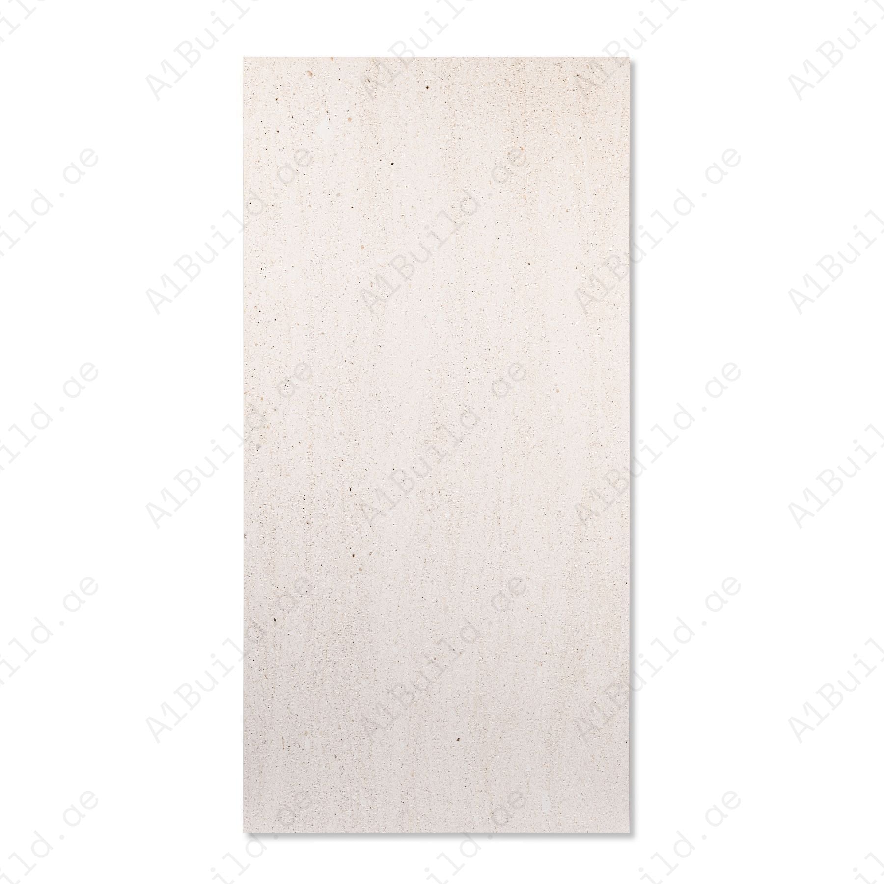 White Dune porcelain tile in 60x120cm size with soft sand effect, subtle white tones and durable 9mm thickness for walls and floors.
