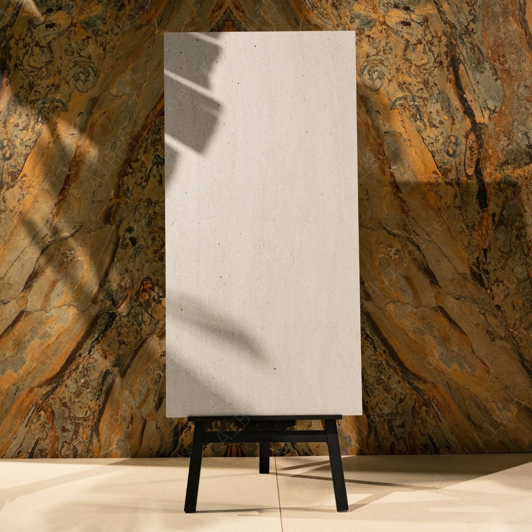 White Dune porcelain tile in 60x120cm size with soft sand effect, subtle white tones and durable 9mm thickness for walls and floors.