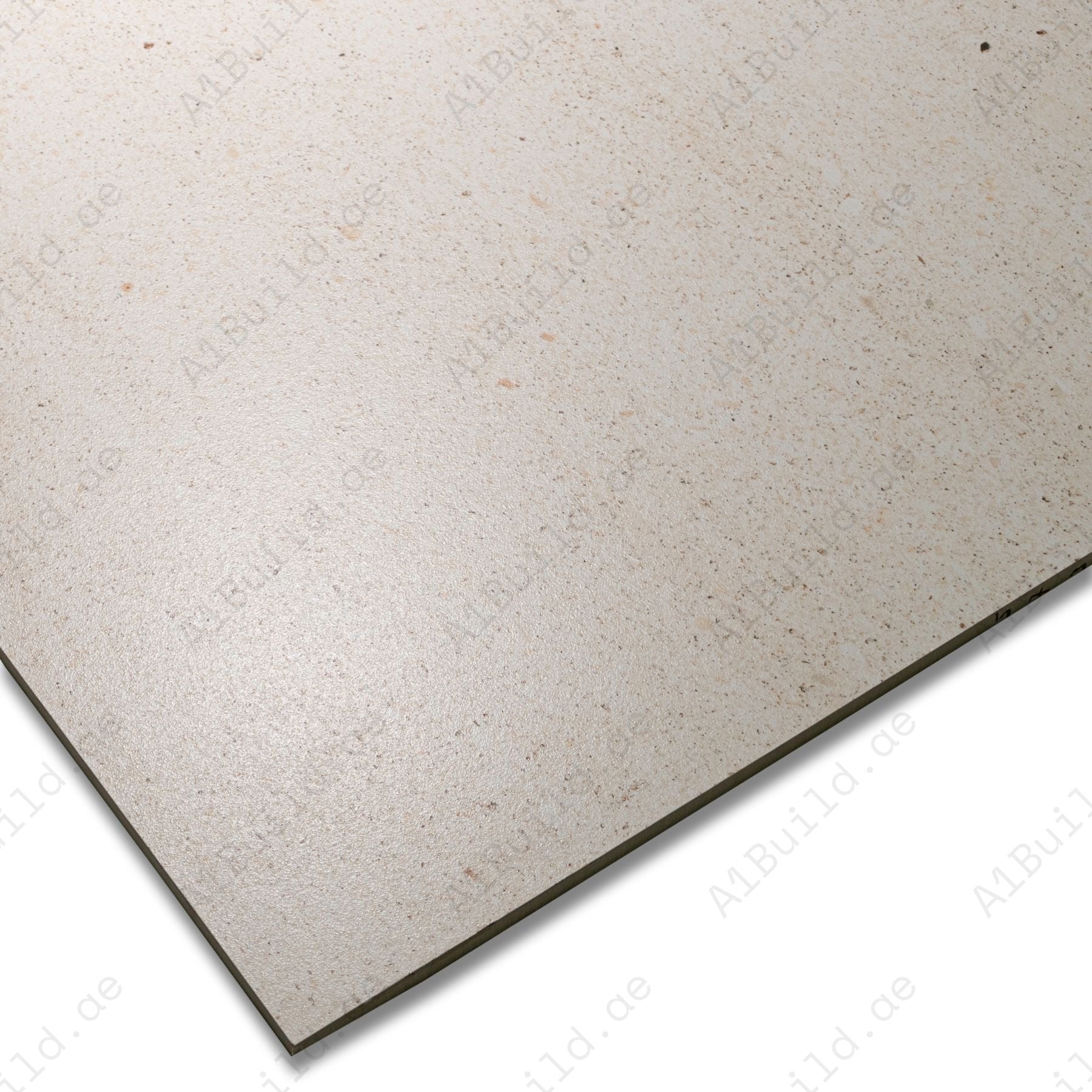White Dune porcelain tile in 60x120cm size with soft sand effect, subtle white tones and durable 9mm thickness for walls and floors.