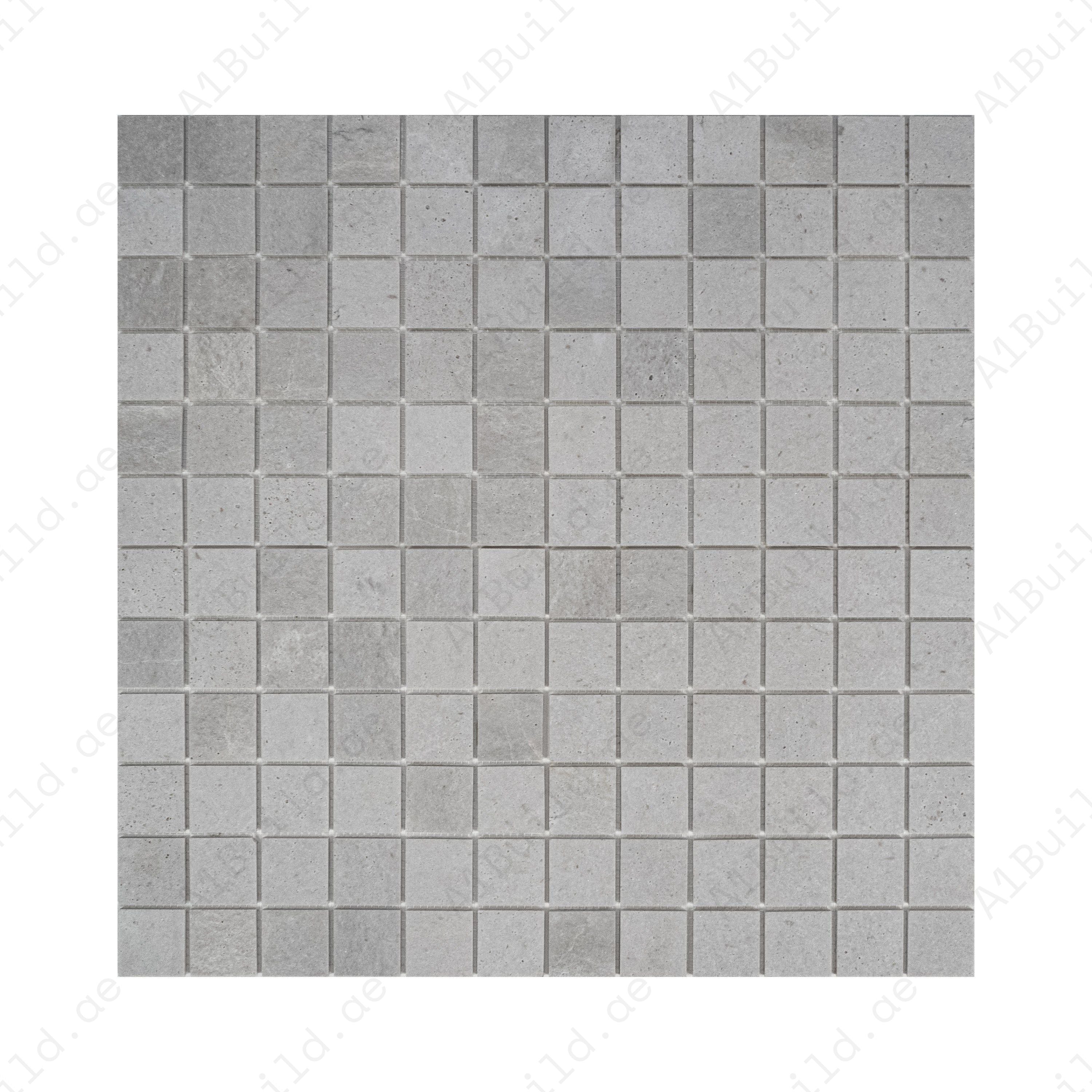 White Travertine Kwong Sal Marble Mosaic – premium honed square design for walls, backsplashes, feature areas, and interiors, offering timeless luxury.