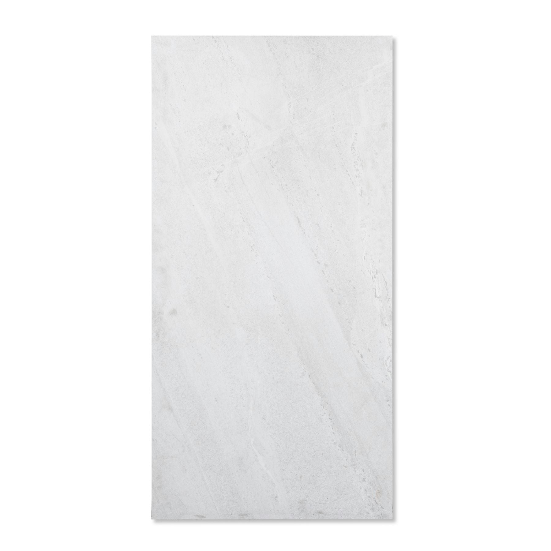White Travertine 60x120cm x 20mm Matt R11 Porcelain Stone Floor Tile