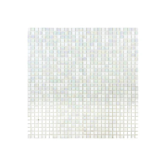 White iridescent glass mosaic tiles for pools, spas & water features. UV-resistant, slip-proof & eco-friendly—perfect for luxury aquatic designs in Dubai.