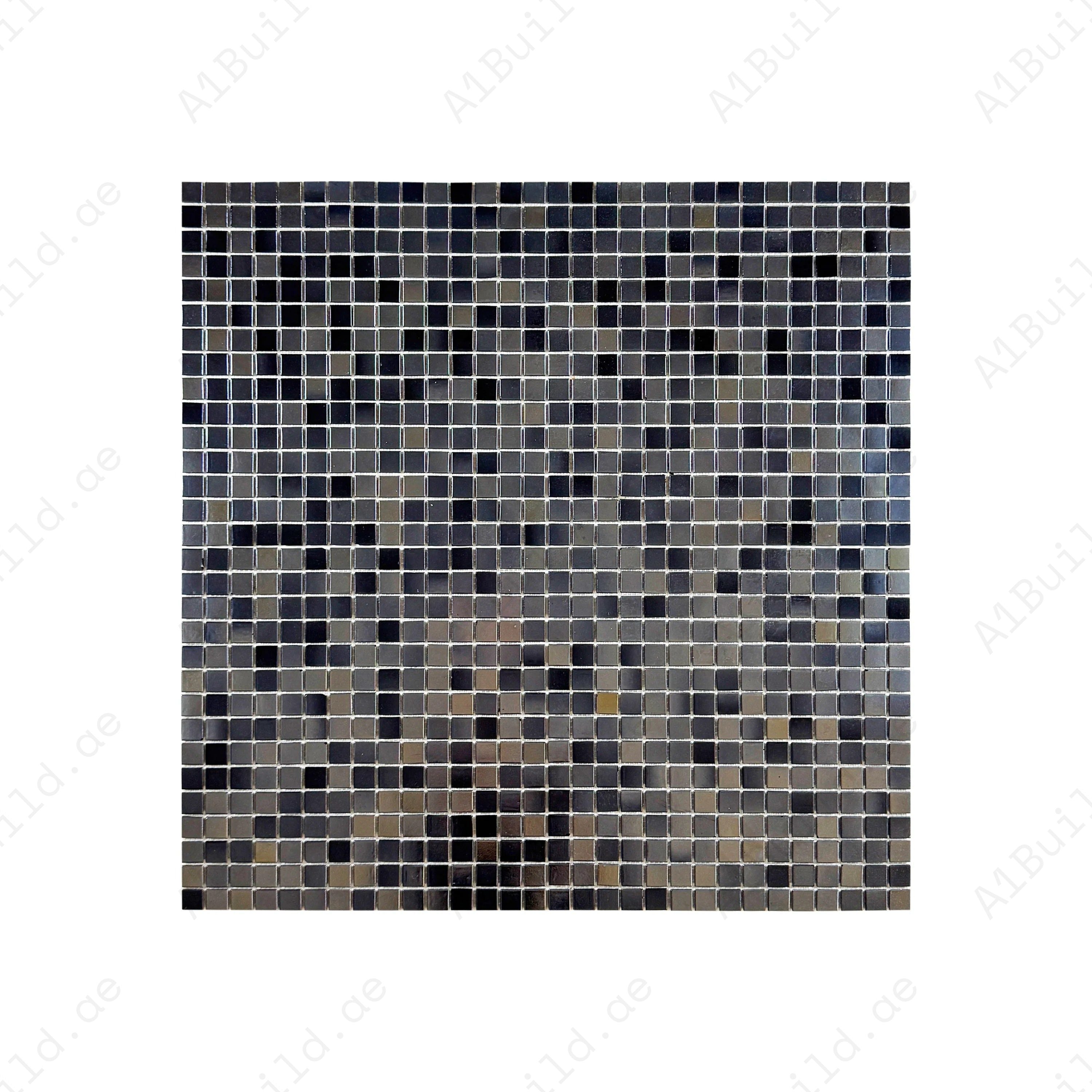 White iridescent & plain white mixed glass mosaic tiles for pools & spas. UV-resistant, slip-proof & eco-friendly perfect for luxury aquatic designs in Dubai.