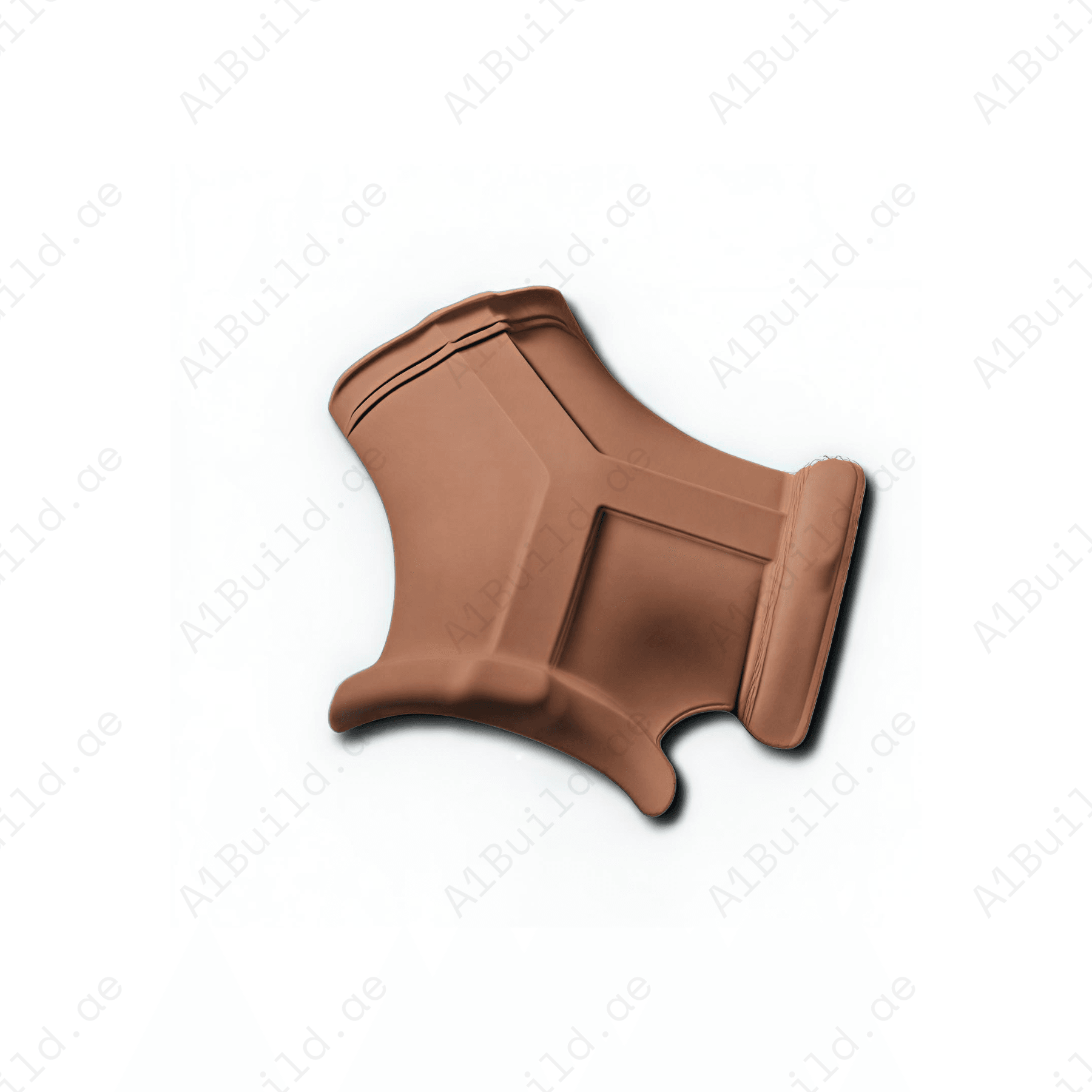 YAMAMA 3-way clay ridge junction for stable ridge intersections, offering reliable sealing, weather protection, and uniform clay roof alignment.