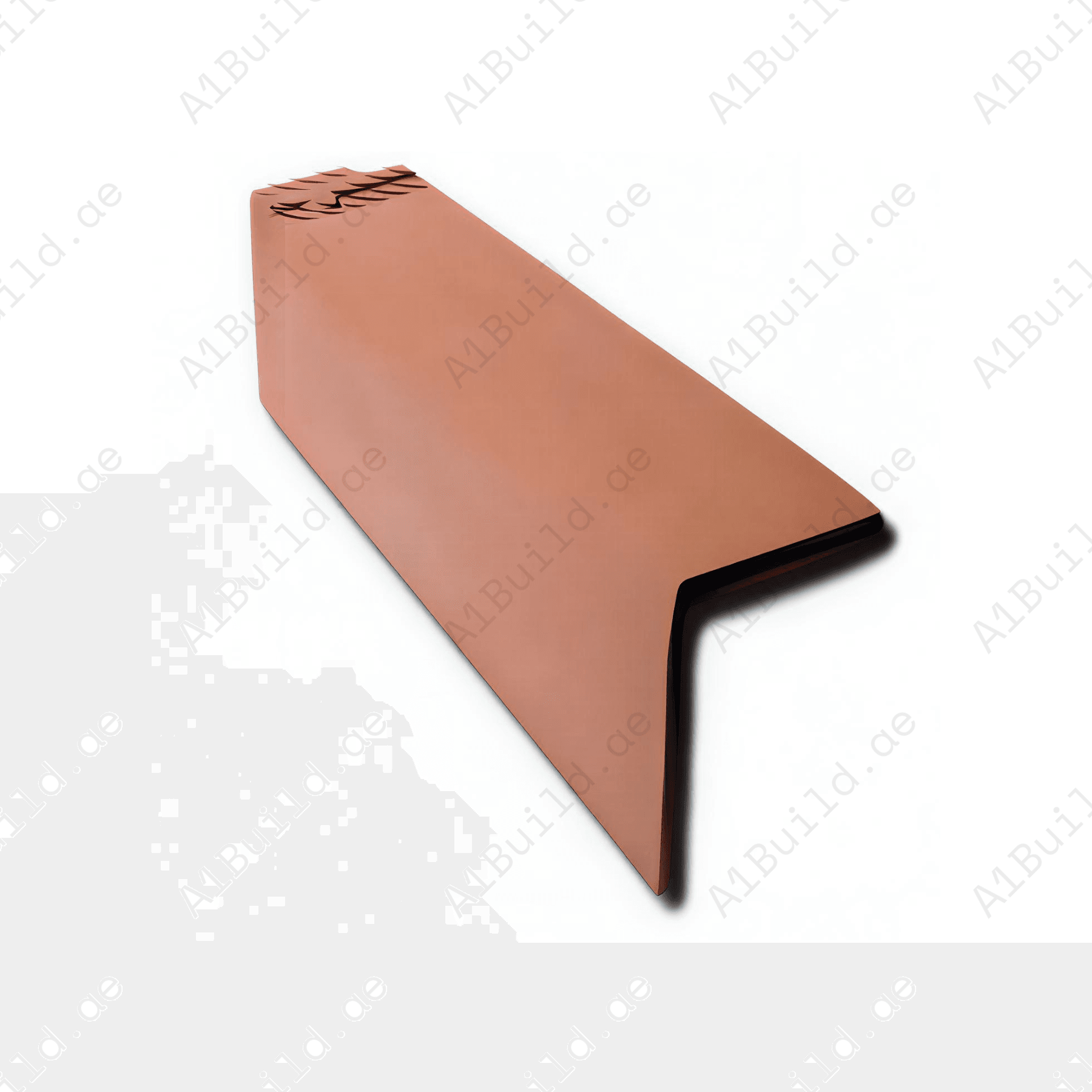 YAMAMA left verge clay tile for clean roof-edge finishing, offering strong lateral sealing, wind resistance, and lasting roof protection.