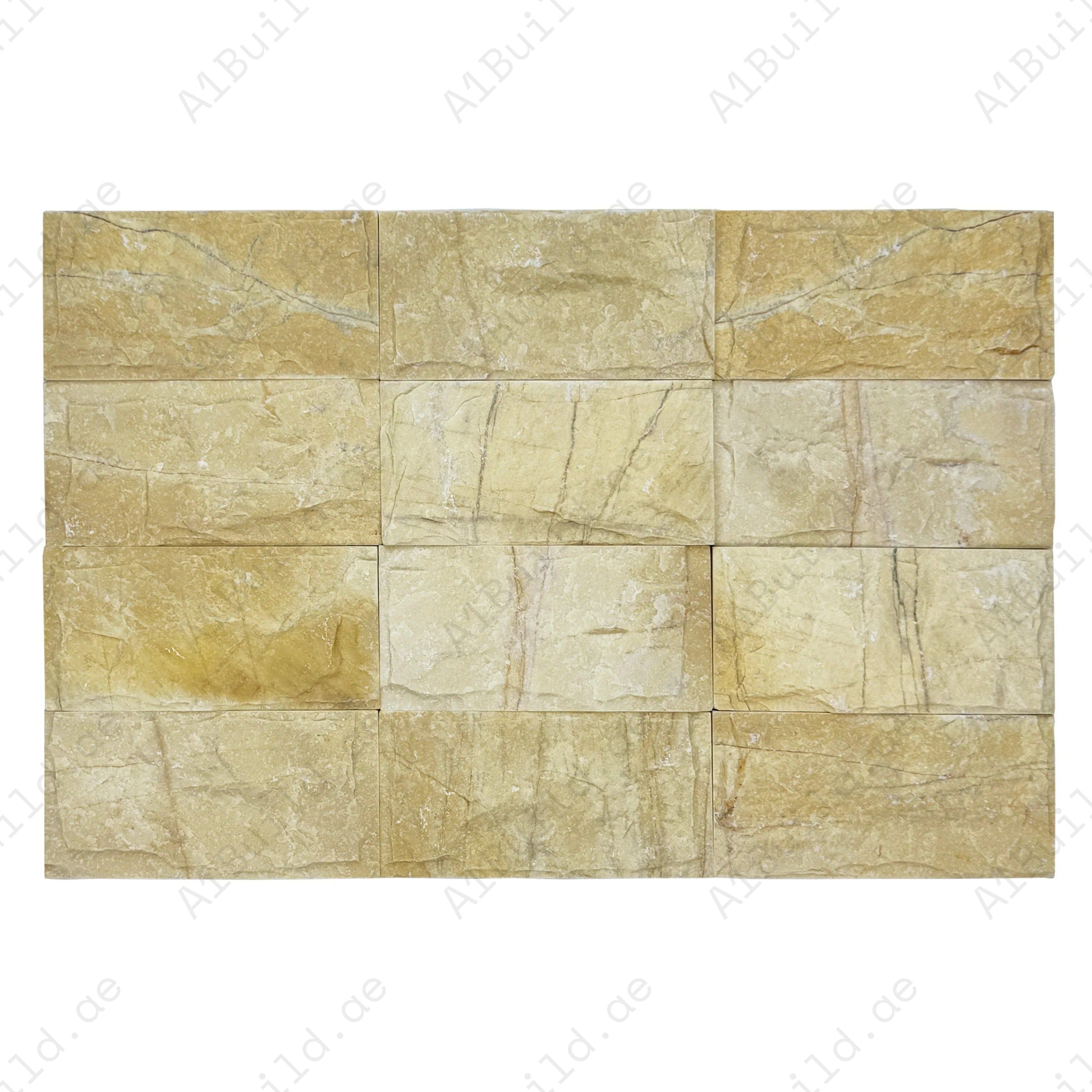 Yellow Mushroom marble wall cladding in premium stone with vibrant tones. Perfect for walls, feature areas, and interiors with rich natural textured charm.