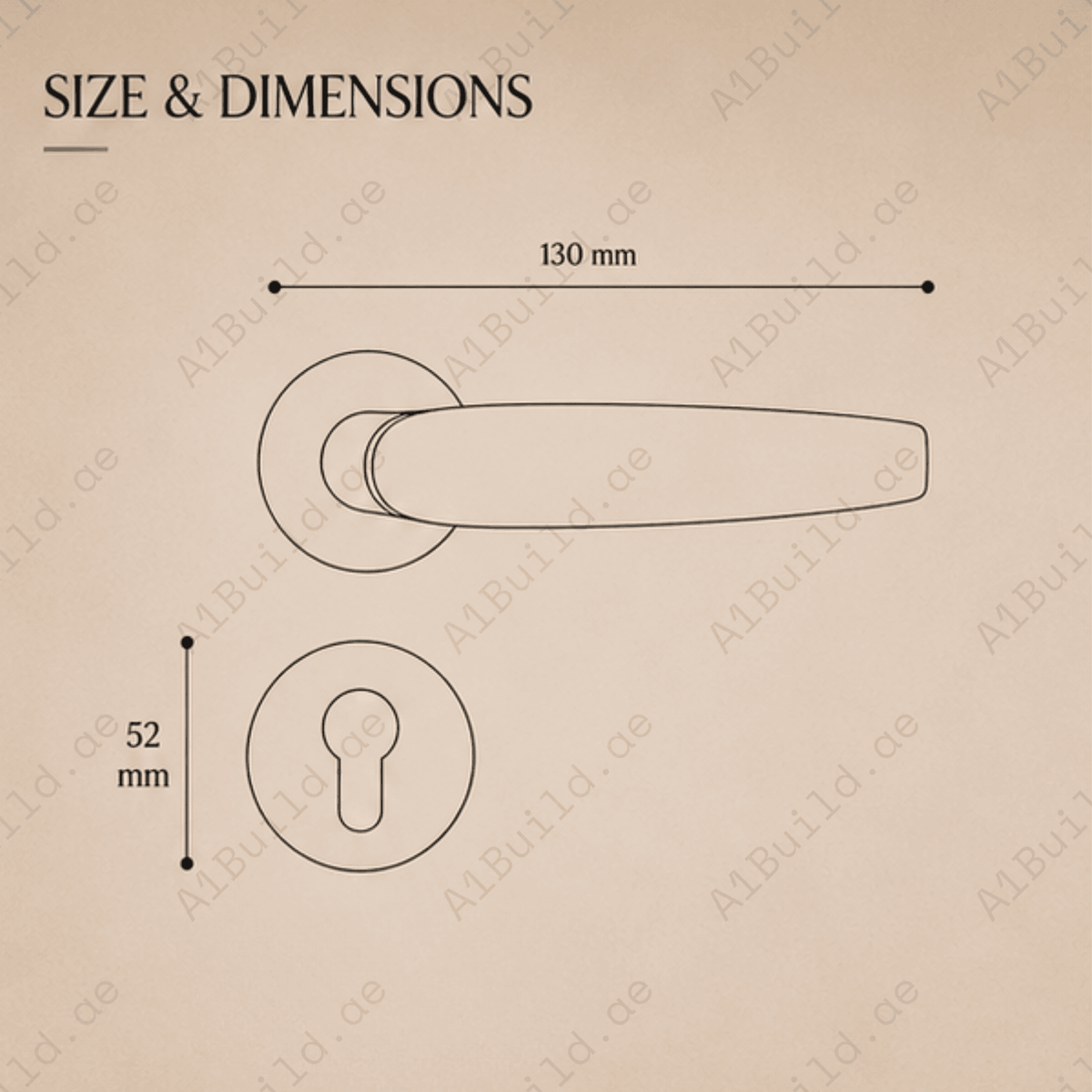 ZR-688 premium zinc alloy door lock handle in Matt Satin Nickel finish. Durable modern architectural hardware for homes, offices, and hotels.