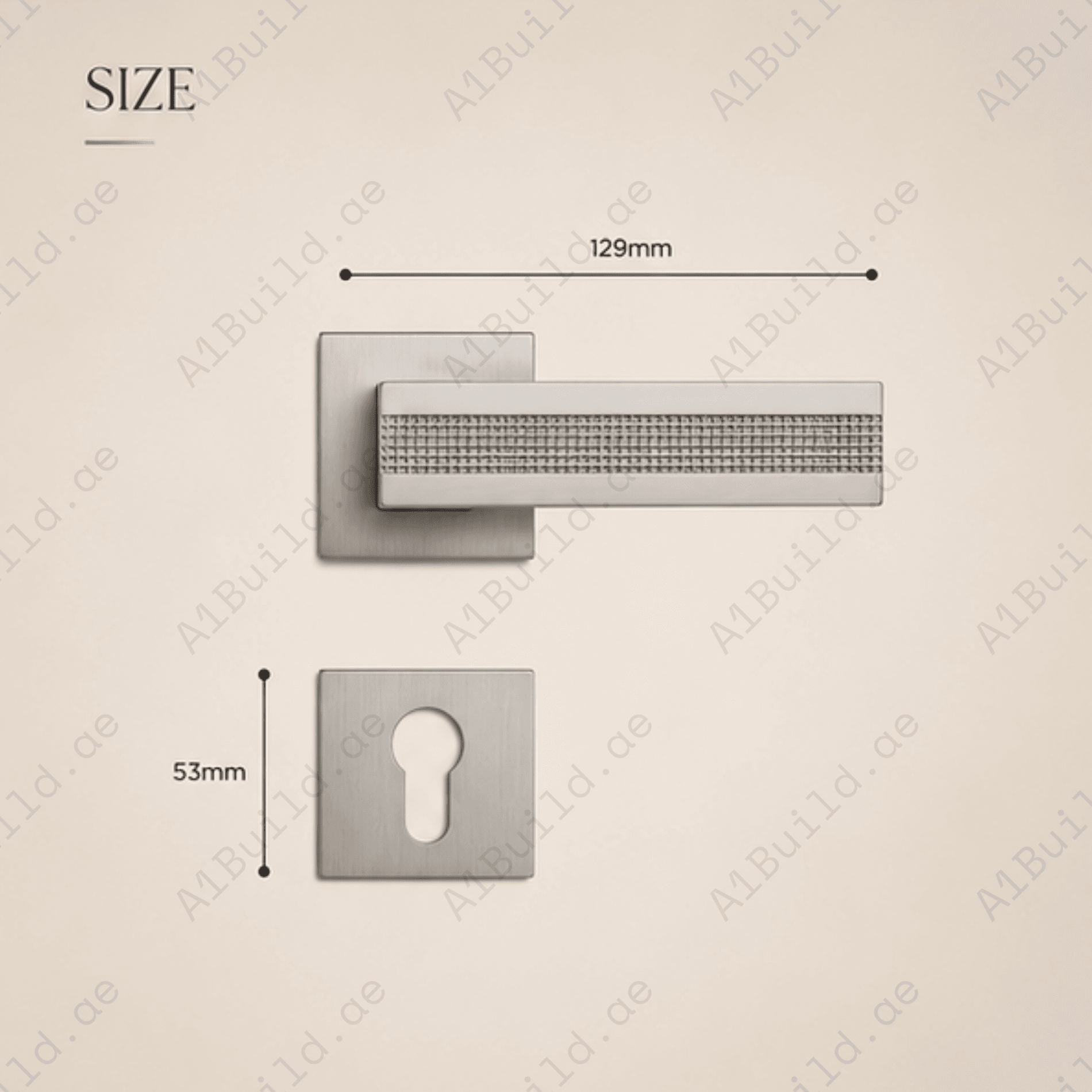 ZR200751 luxury zinc alloy door handle with COF Coffee, Black & Satin Nickel PVD finishes. Durable 129x53mm designer hardware for modern interiors.
