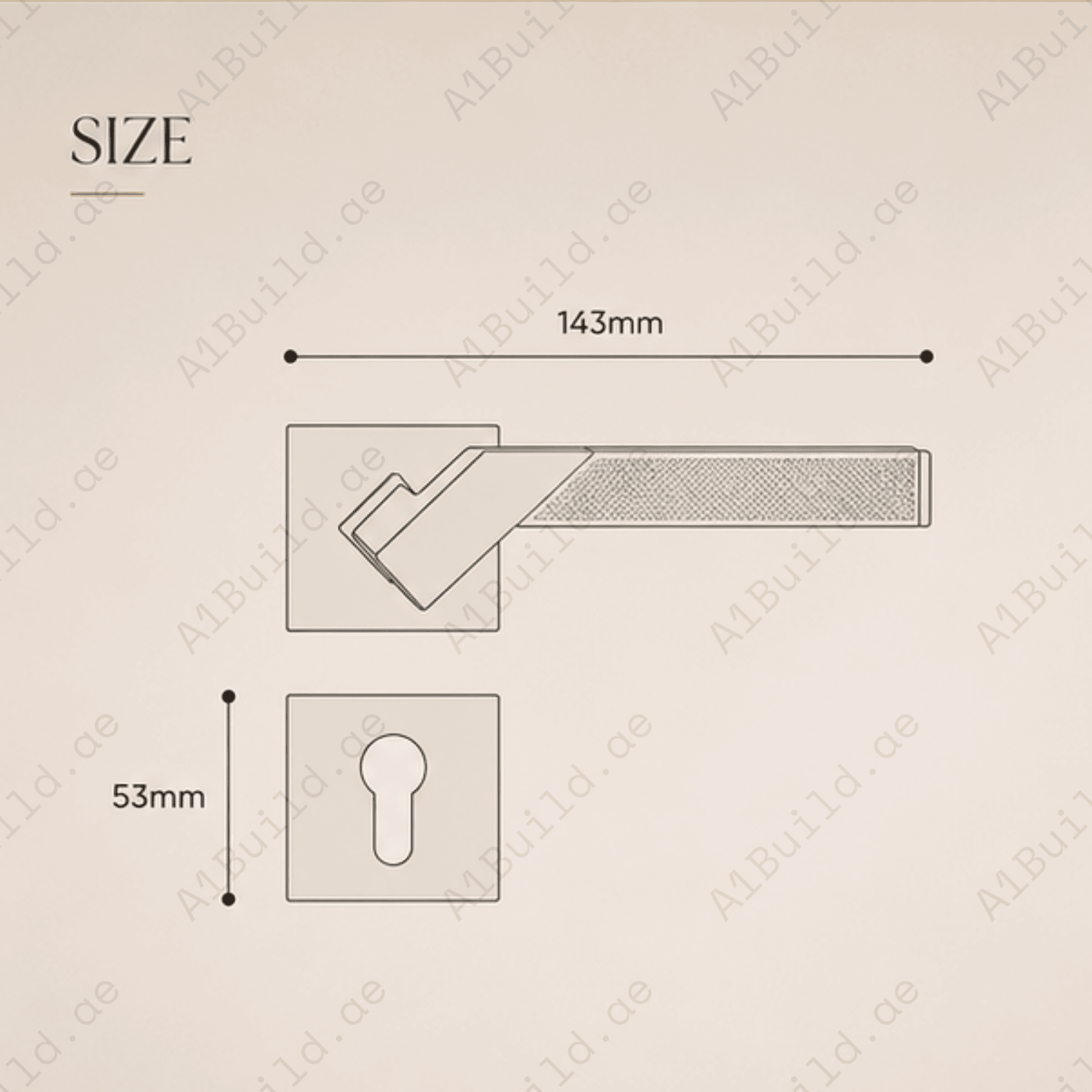 ZR210146 luxury zinc alloy door handle in Black Satin Nickel, Matt Satin Nickel and Satin Brass finishes for elegant modern interiors.