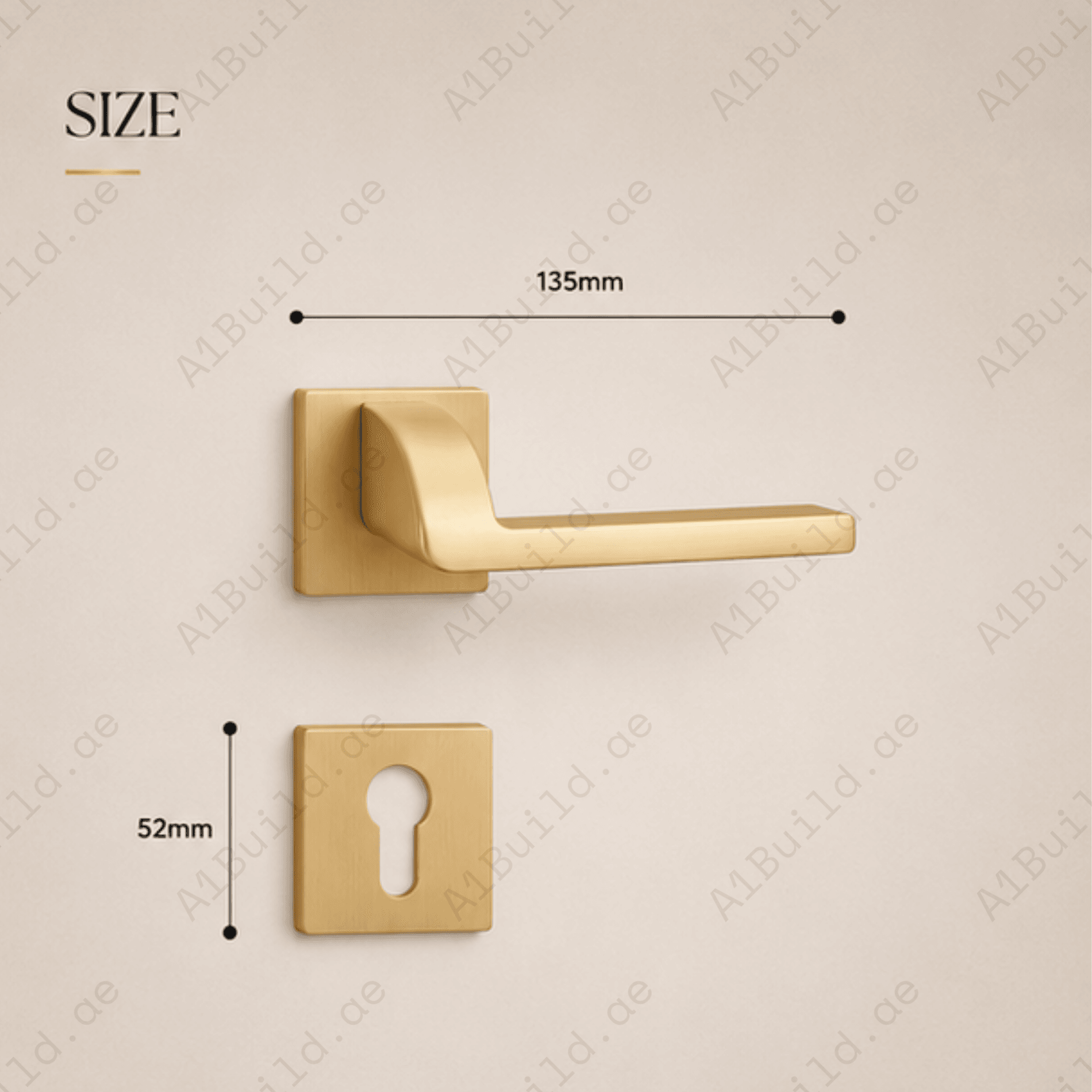 ZR220538 luxury zinc alloy door handle in Black, Satin Nickel & Satin Brass finishes. Durable 135x52mm modern designer hardware for interiors.