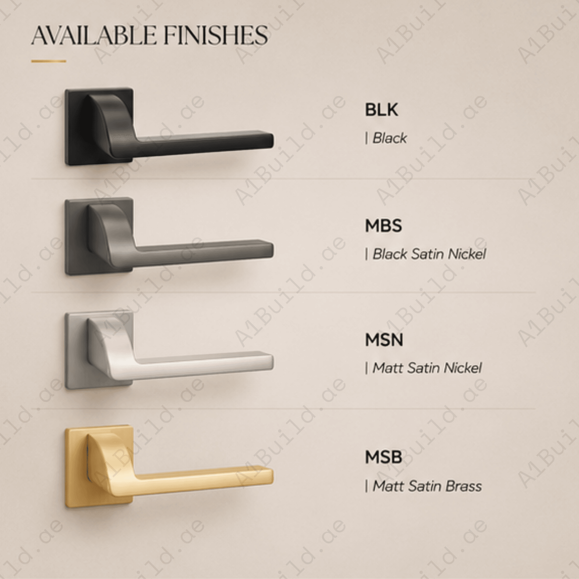 ZR220538 luxury zinc alloy door handle in Black, Satin Nickel & Satin Brass finishes. Durable 135x52mm modern designer hardware for interiors.