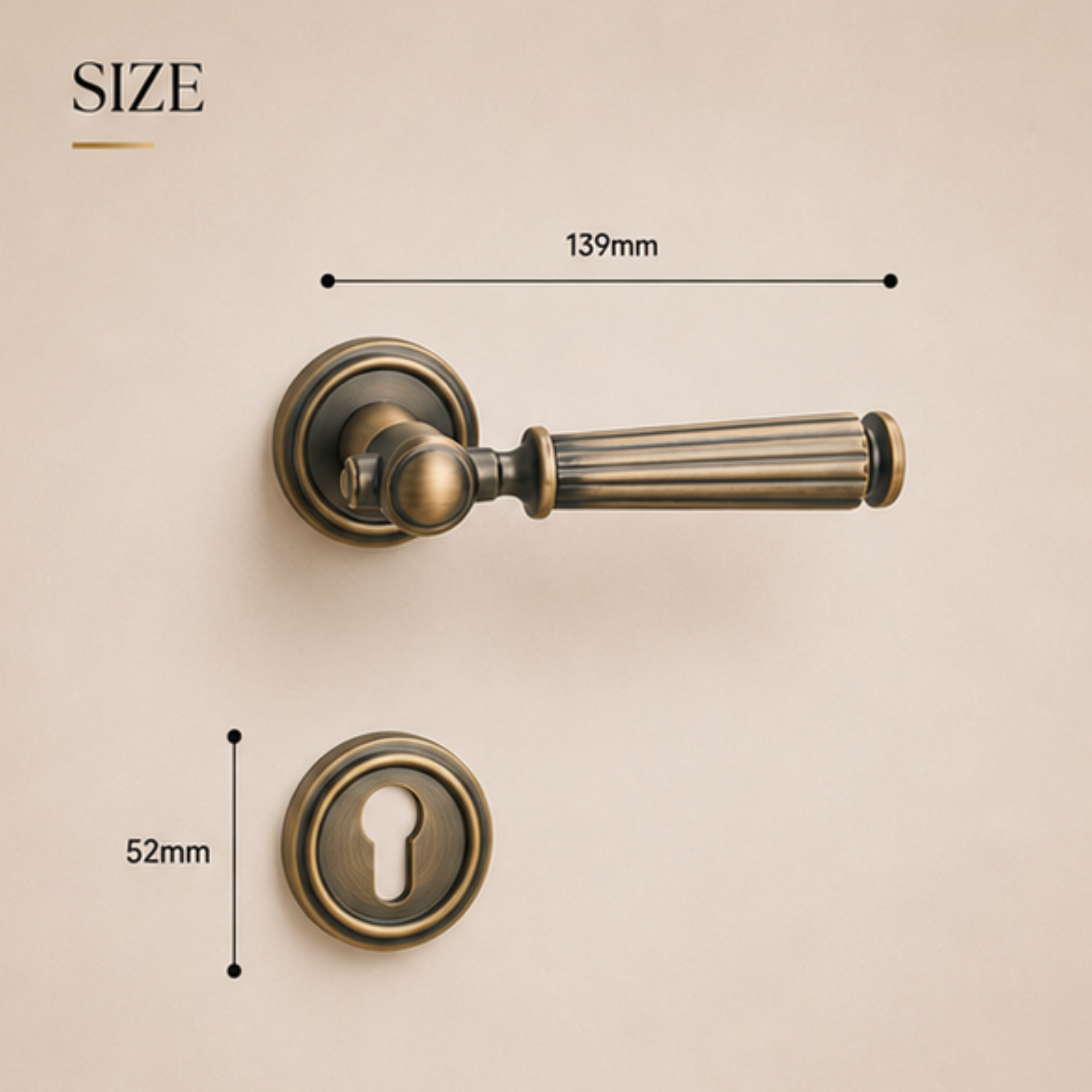 ZR220539 luxury zinc alloy door handle with Black, Coffee and Matt Antique Brass PVD finishes. Premium architectural hardware for modern interiors.