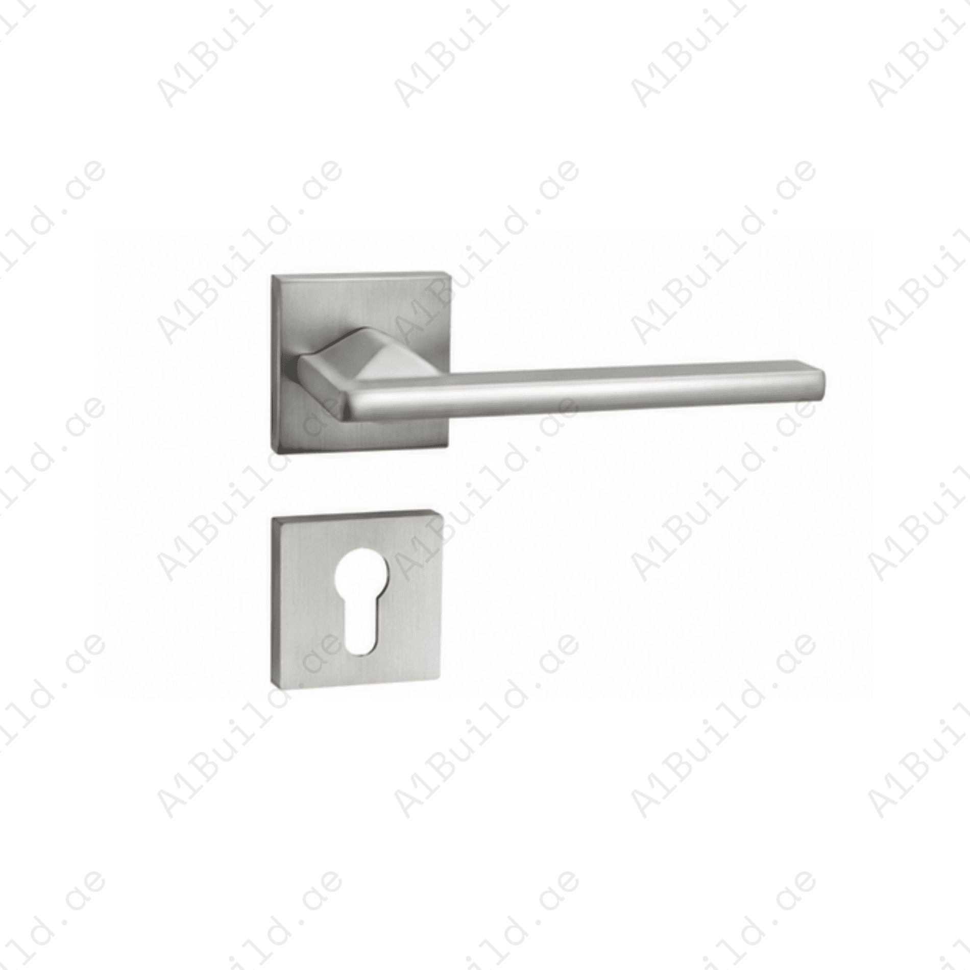ZR220683 luxury zinc alloy door handle in Black, Black Satin Nickel and Matt Satin Nickel finishes. Premium modern hardware for elegant interiors.