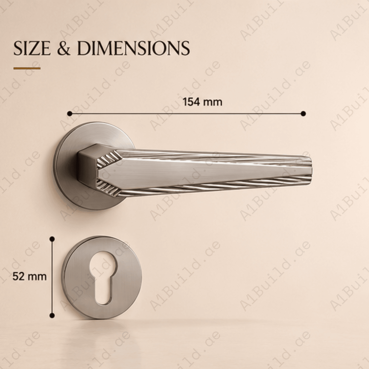ZR220684 luxury zinc alloy door handle in Black, Black Satin Nickel and Matt Satin Nickel finishes. Premium architectural hardware for modern interiors.