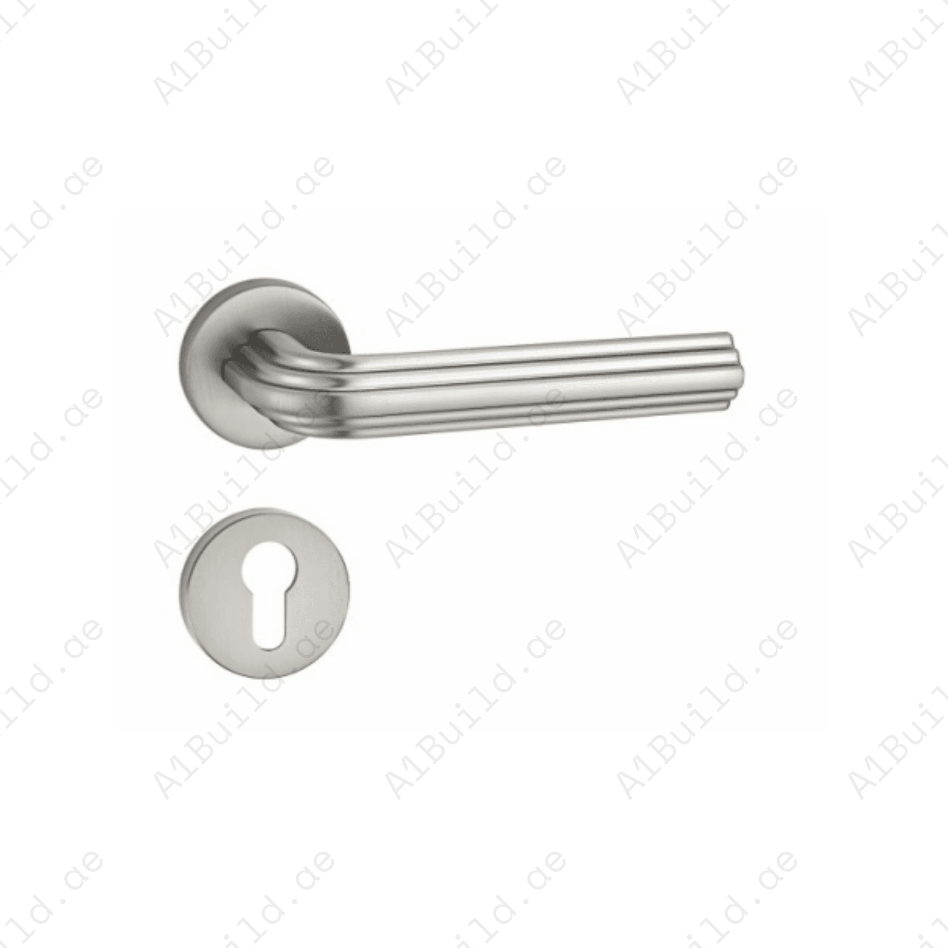 ZR230400 luxury zinc alloy door handle in Chrome Plated, Matt Satin Nickel and Satin Brass finishes. Premium hardware for modern interiors.
