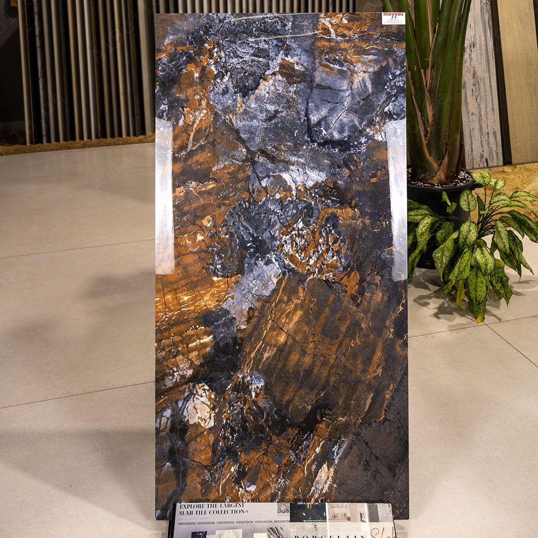 Cenefa Azul (60X120cm 09mm Random High Gloss Porcelain Indoor Floor & Wall Tiles)