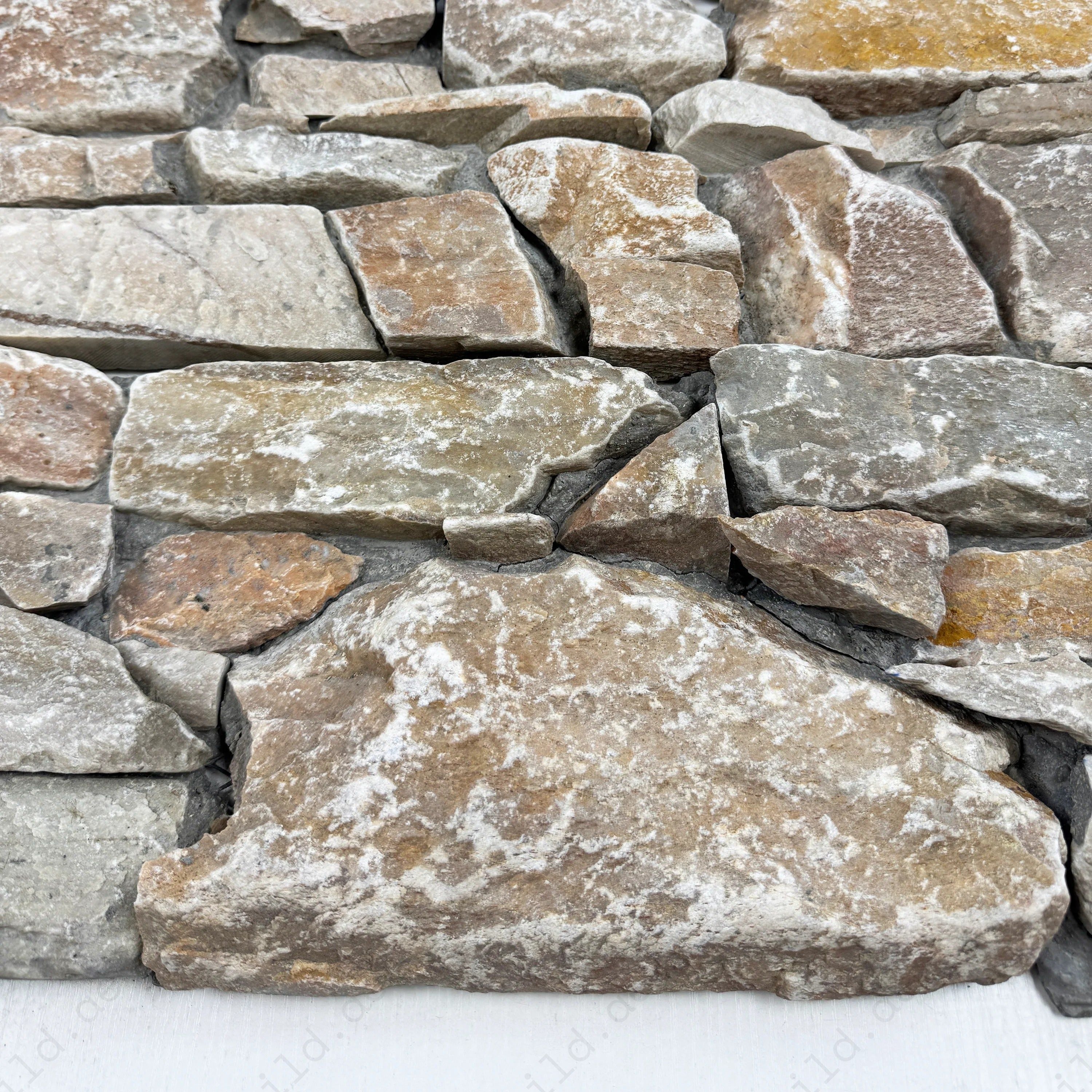 Timeless Nature Series P014 Light Beige & Light Fawn & French Beige Mixed Cement Bonding Slate Wall Cladding