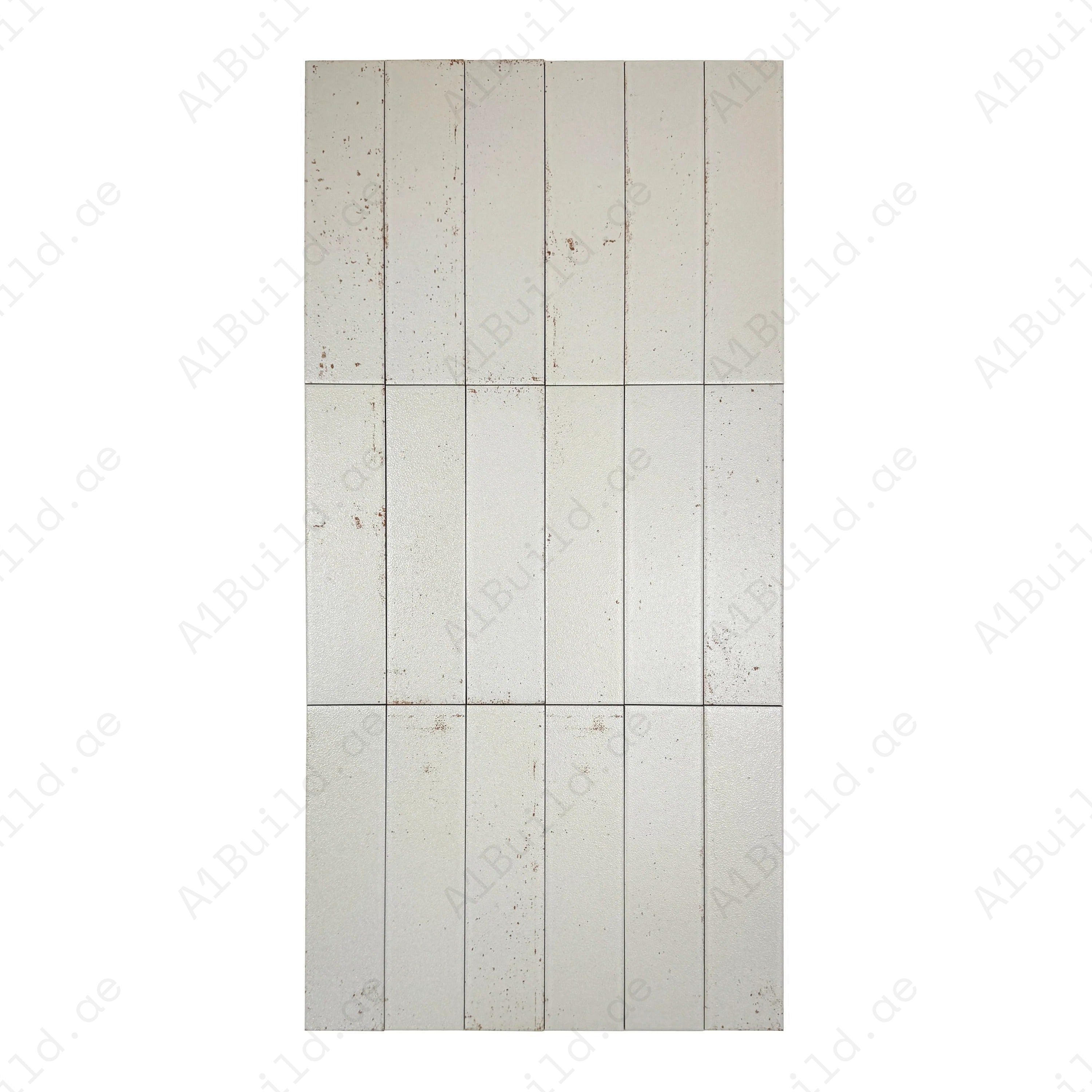 Elevate interiors with Lustre Vintage Off White matte ceramic tile. Durable, waterproof, scratch-resistant & perfect for walls, backsplashes & light floors.