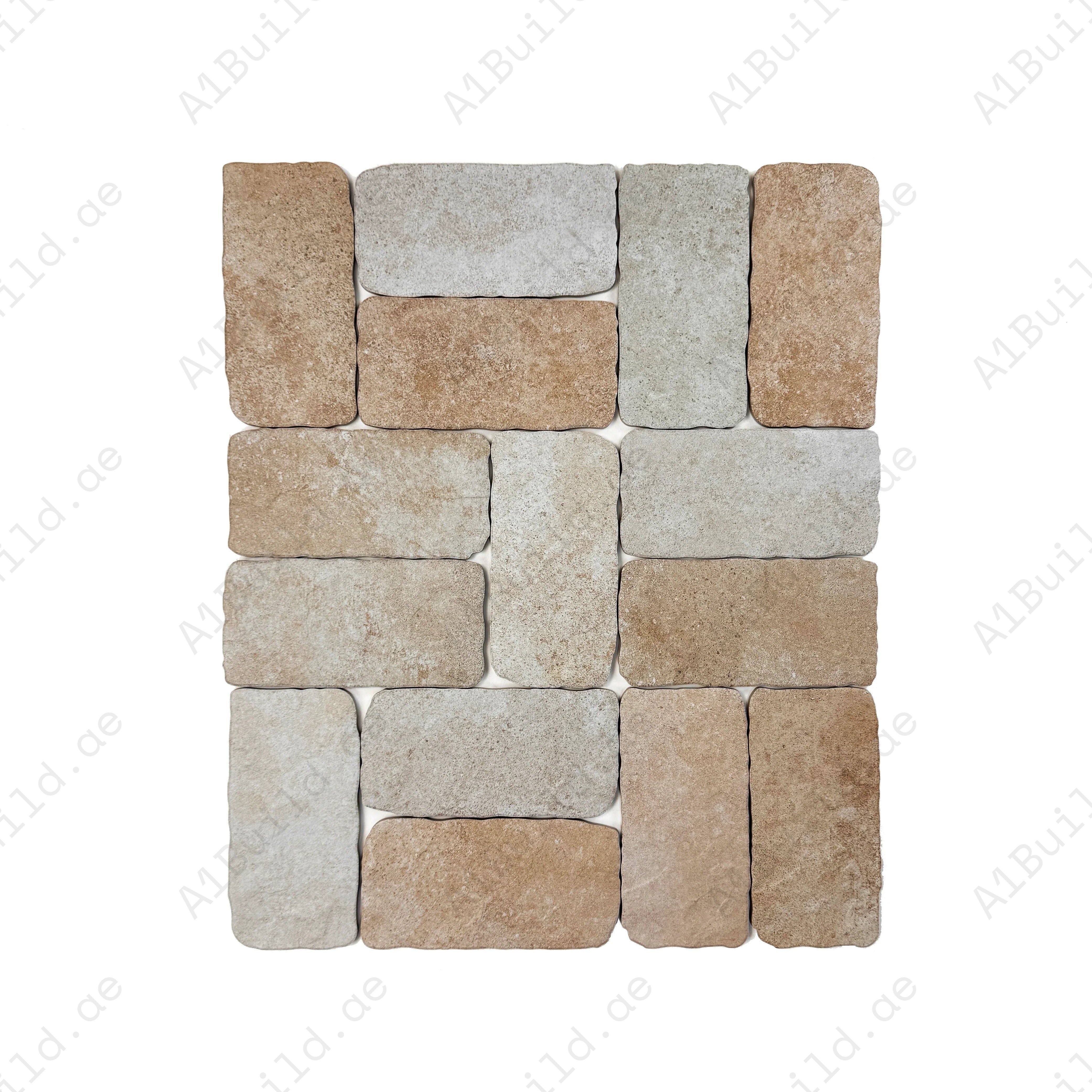 Soft Beige Matte Porcelain Artisanal Tile