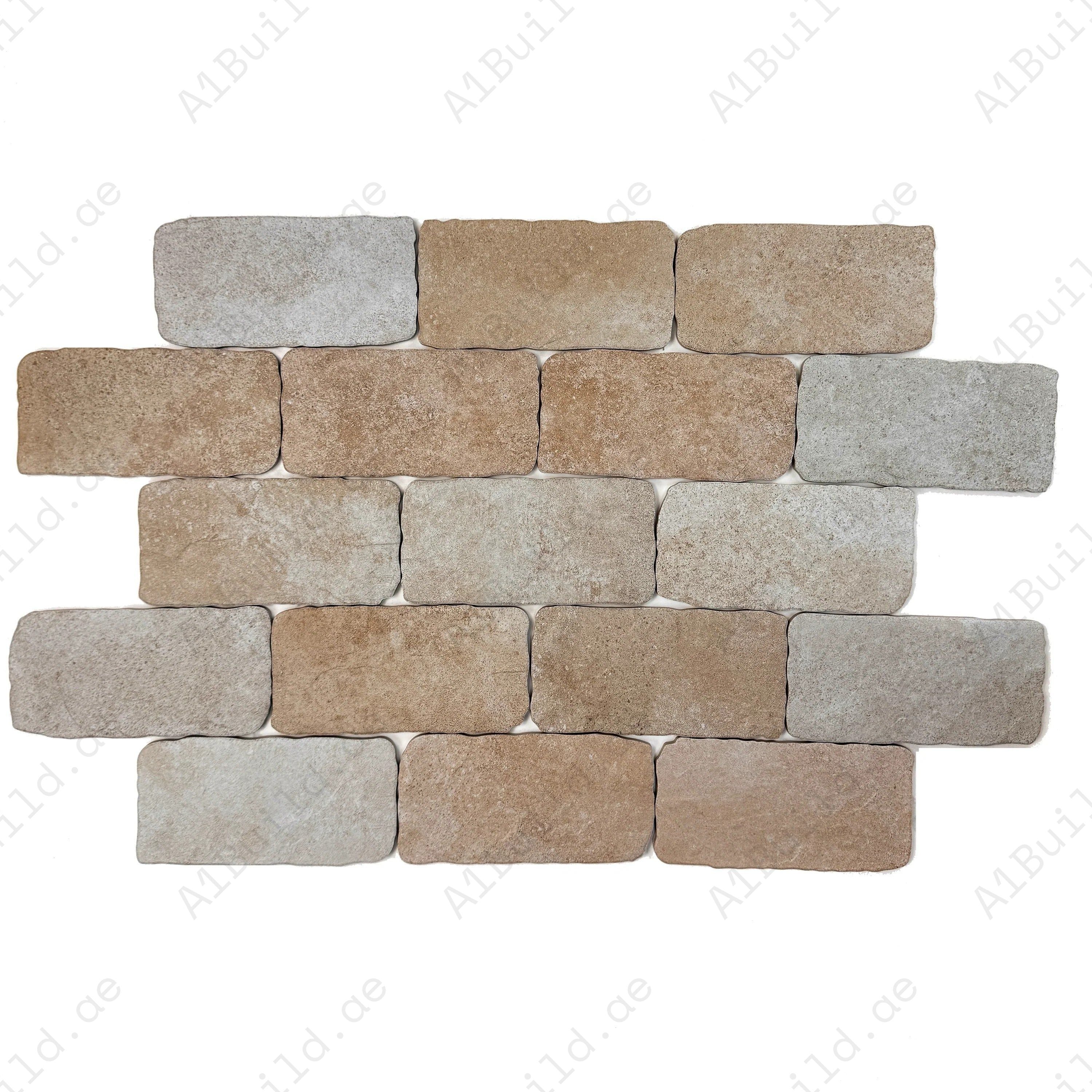 Soft Beige Matte Porcelain Artisanal Tile