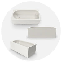 Acrylic Rectangle & Oval Bathtubs