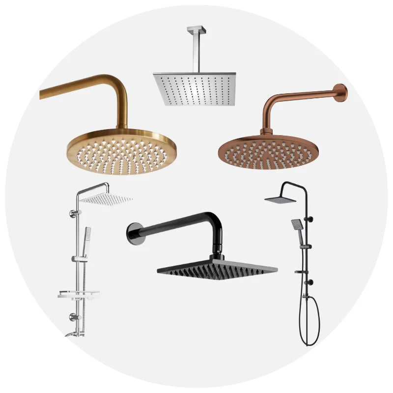 Premium Shower Heads – Round & Square Designs for Luxurious Showers