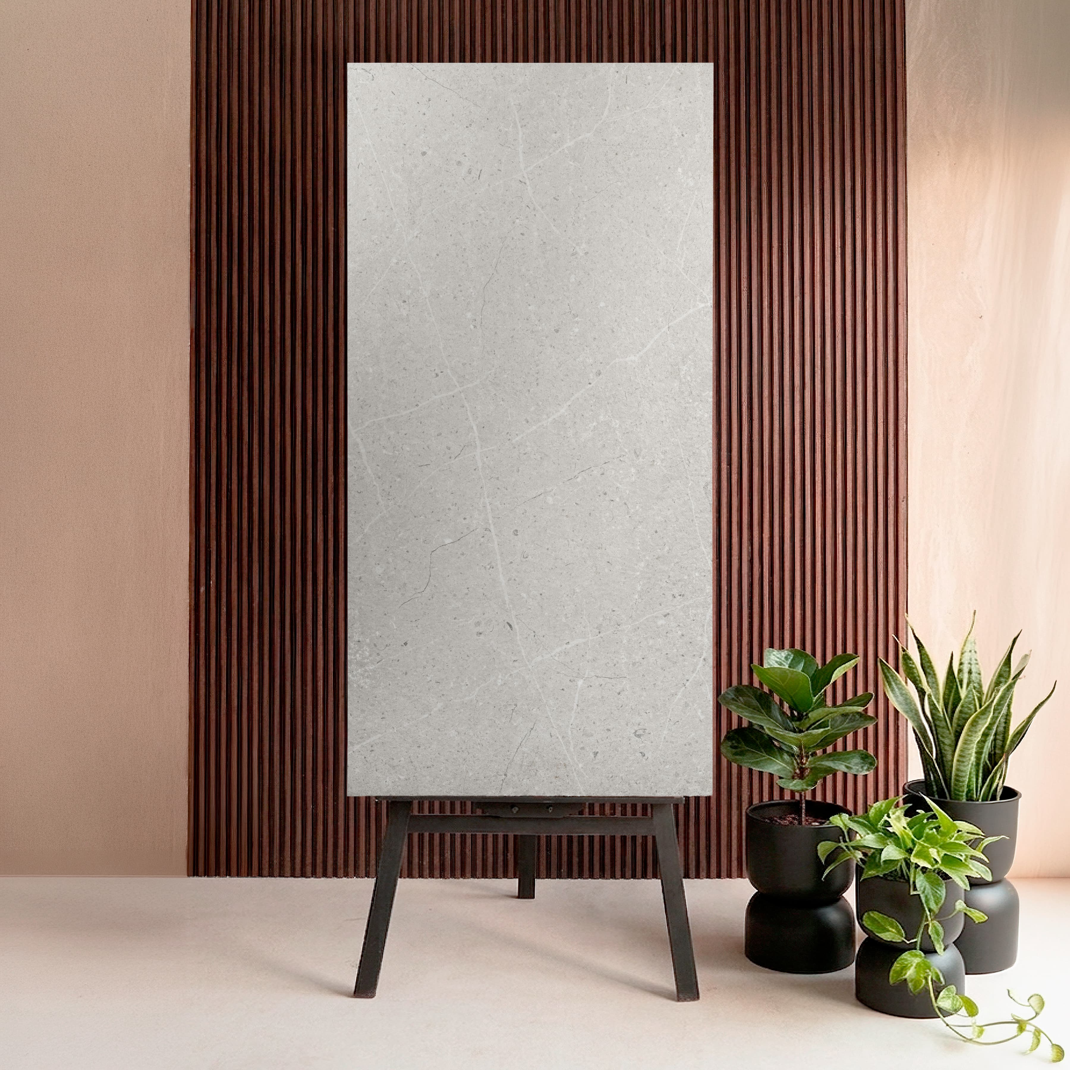Symphony Silver Porcelain Tile 60x120cm  – 9mm Thickness