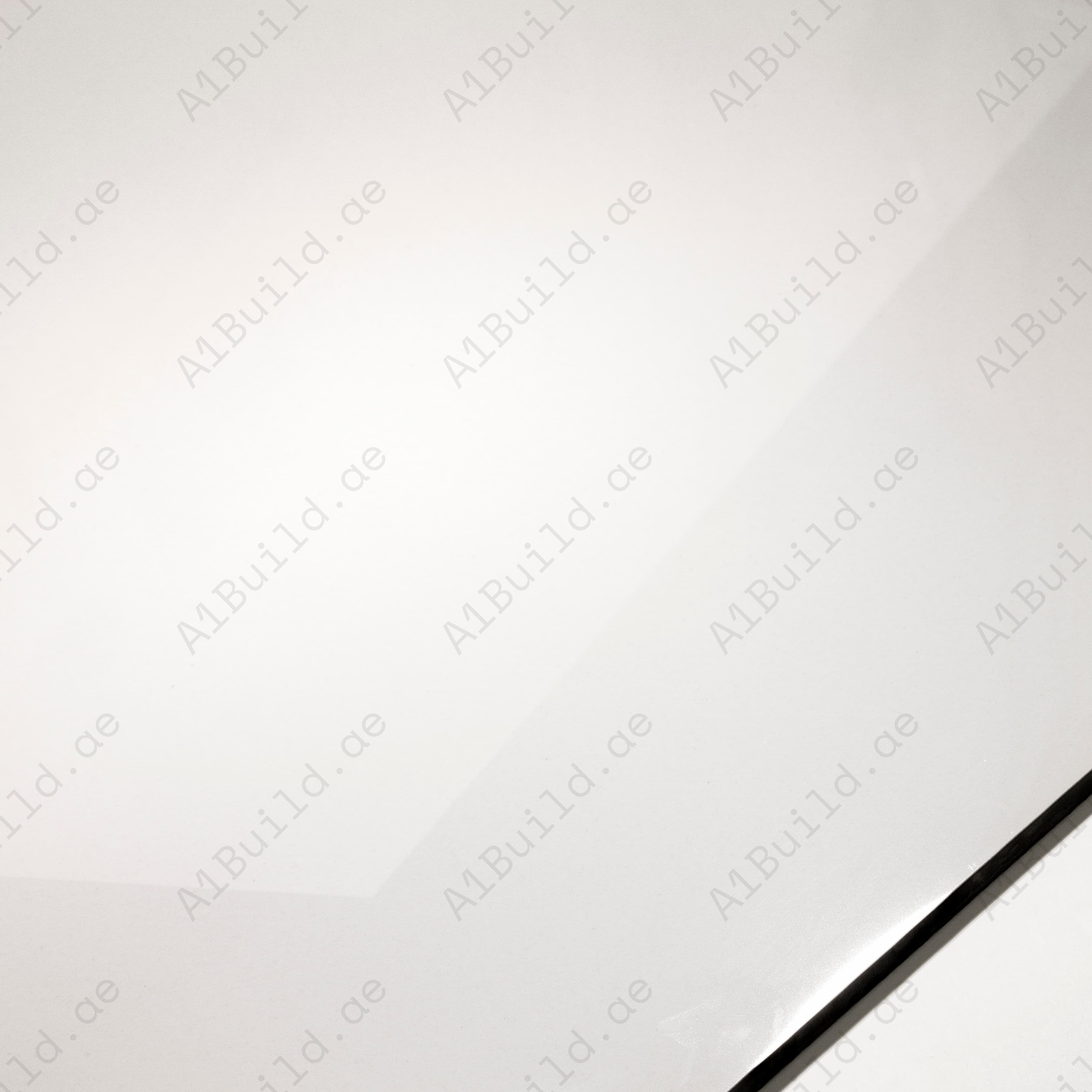 White Glossi High Gloss Porcelain Tile 60x120cm | Pure White Mirror Finish Large Format Floor & Wall Tile | Bright Luxury Interiors UAE