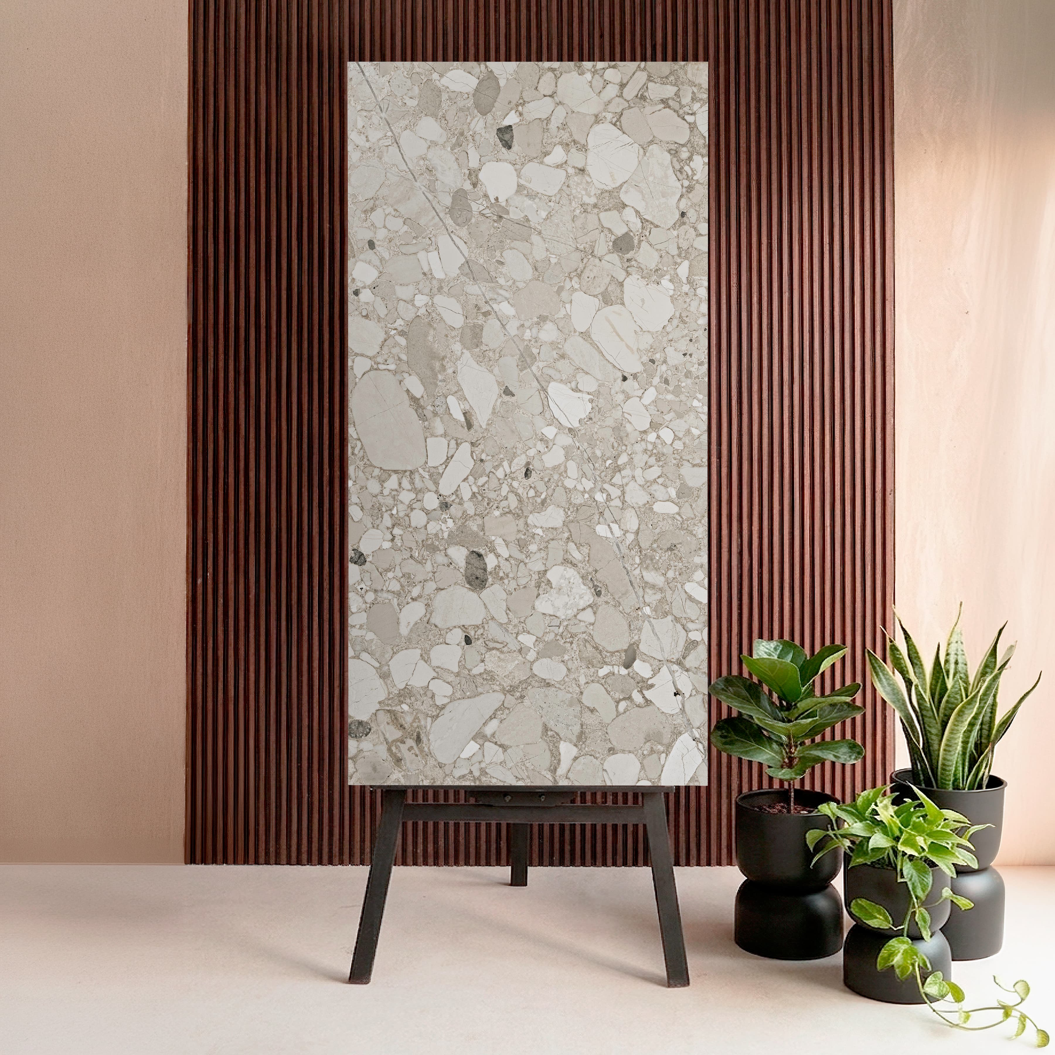 Sparkle Roman Crema Stone Effect Porcelain Tile 60x120cm | 09mm