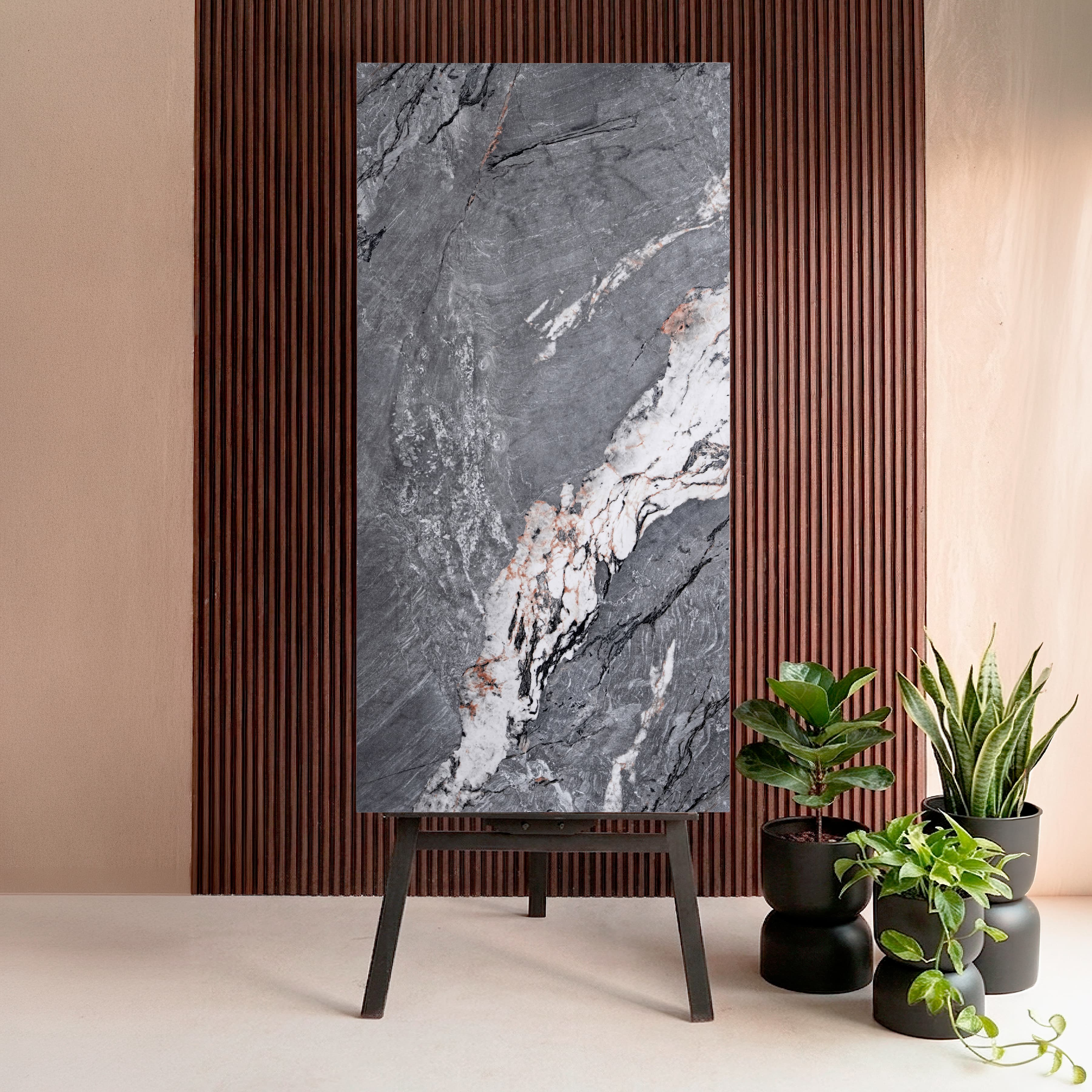 Malachete Nero Stone Look Premium Porcelain Floor Wall Tile 60x120cm