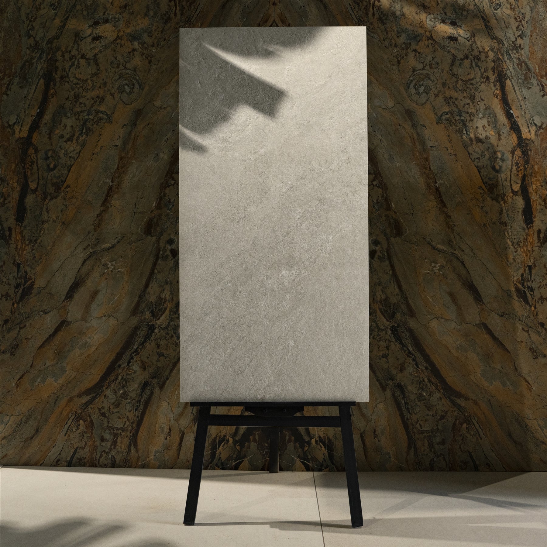 Mountain White Stone Look Porcelain Tile 60x120cm 20mm Thickness