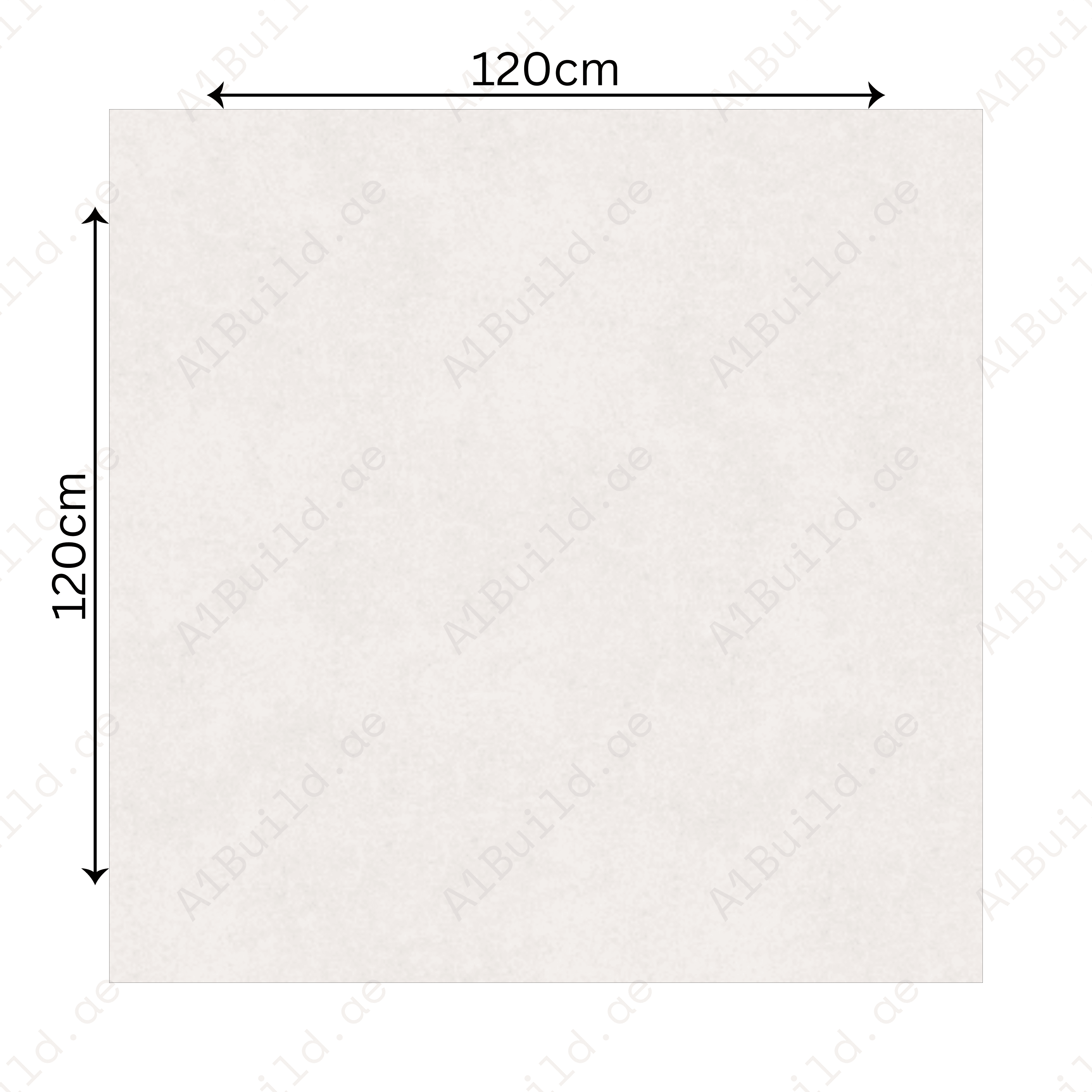 Meeray Silver 120x120cm 09mm – Matt