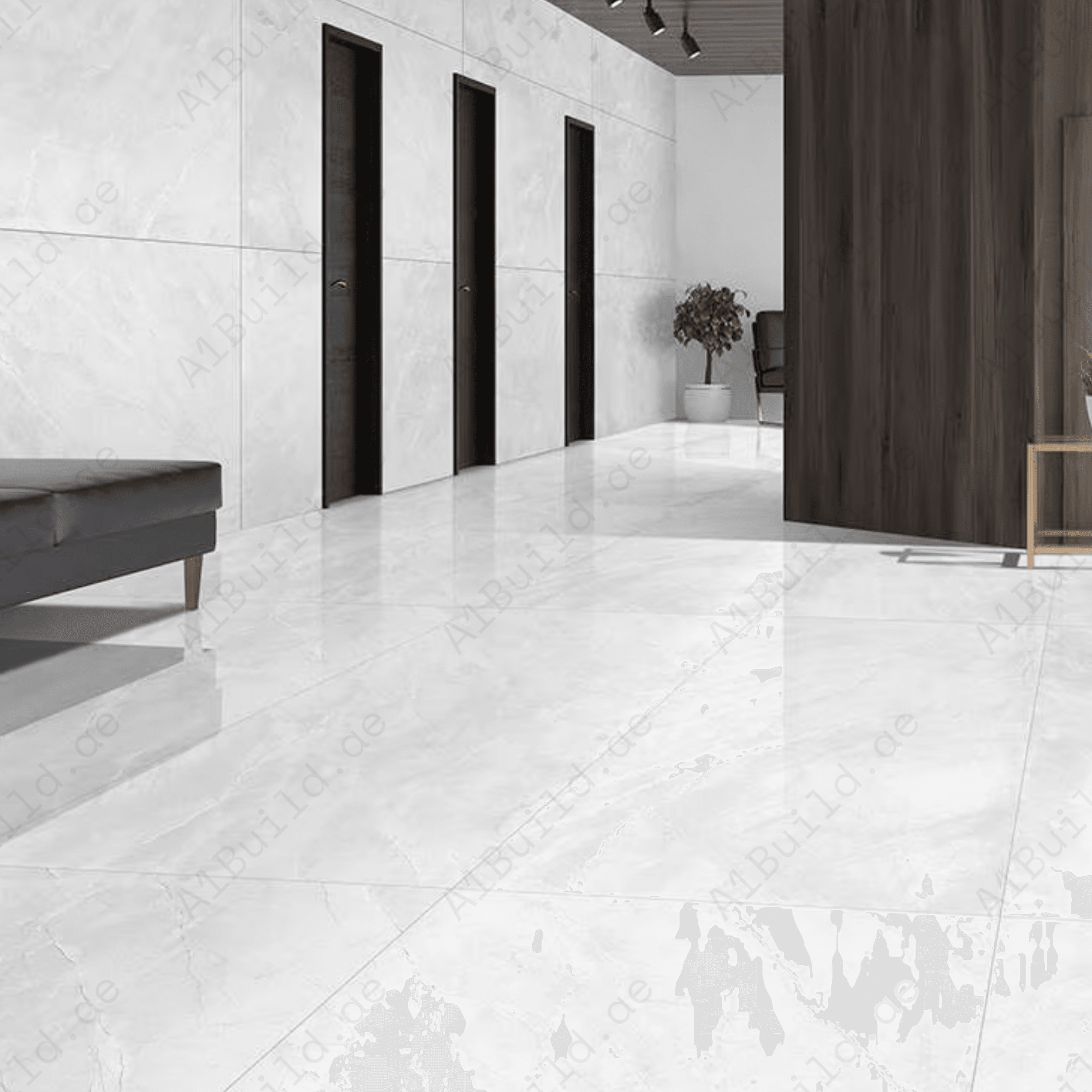 Burberry Bianco 120x120cm 09mm – Glossy