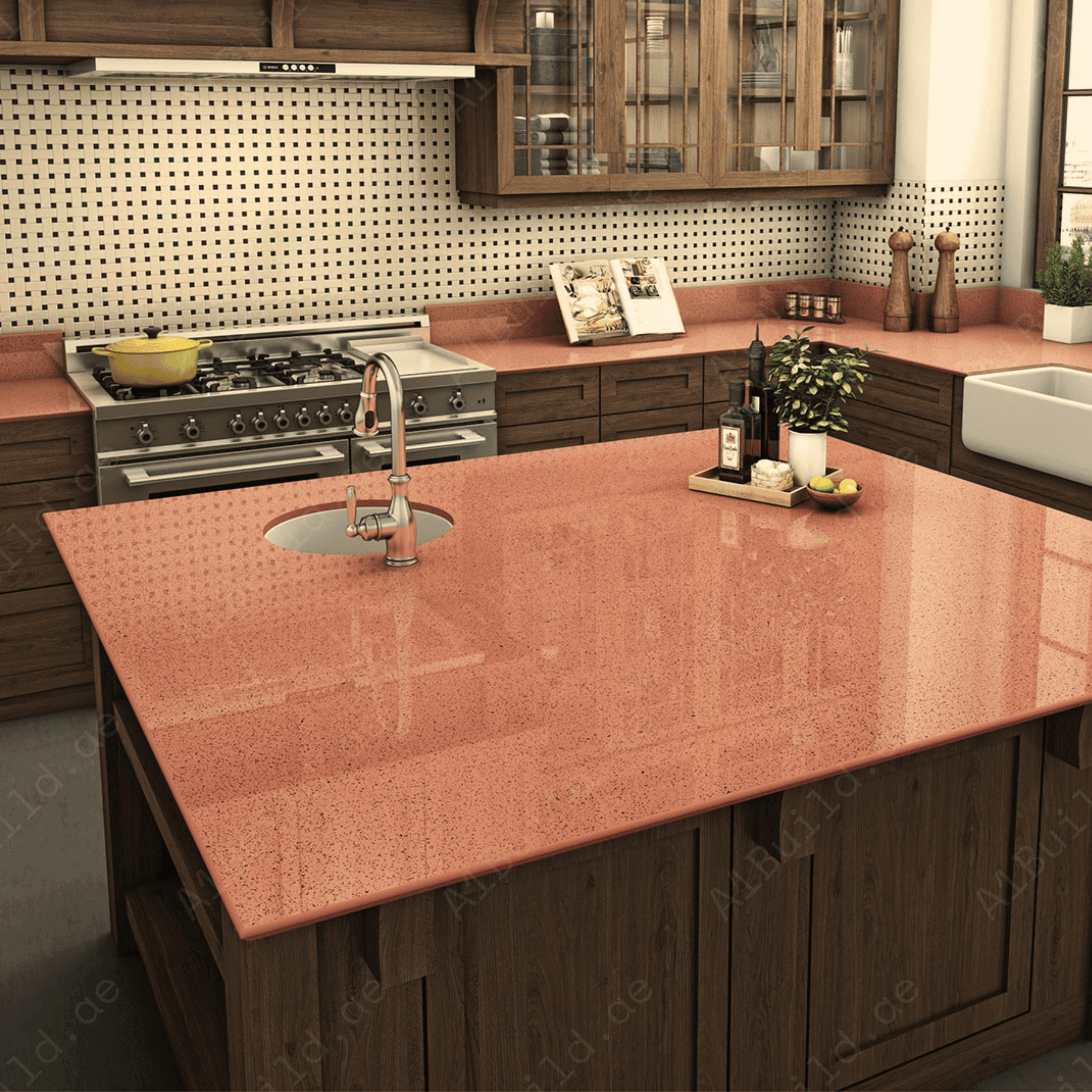 Lakha Red 80x240cm 15mm – Matt