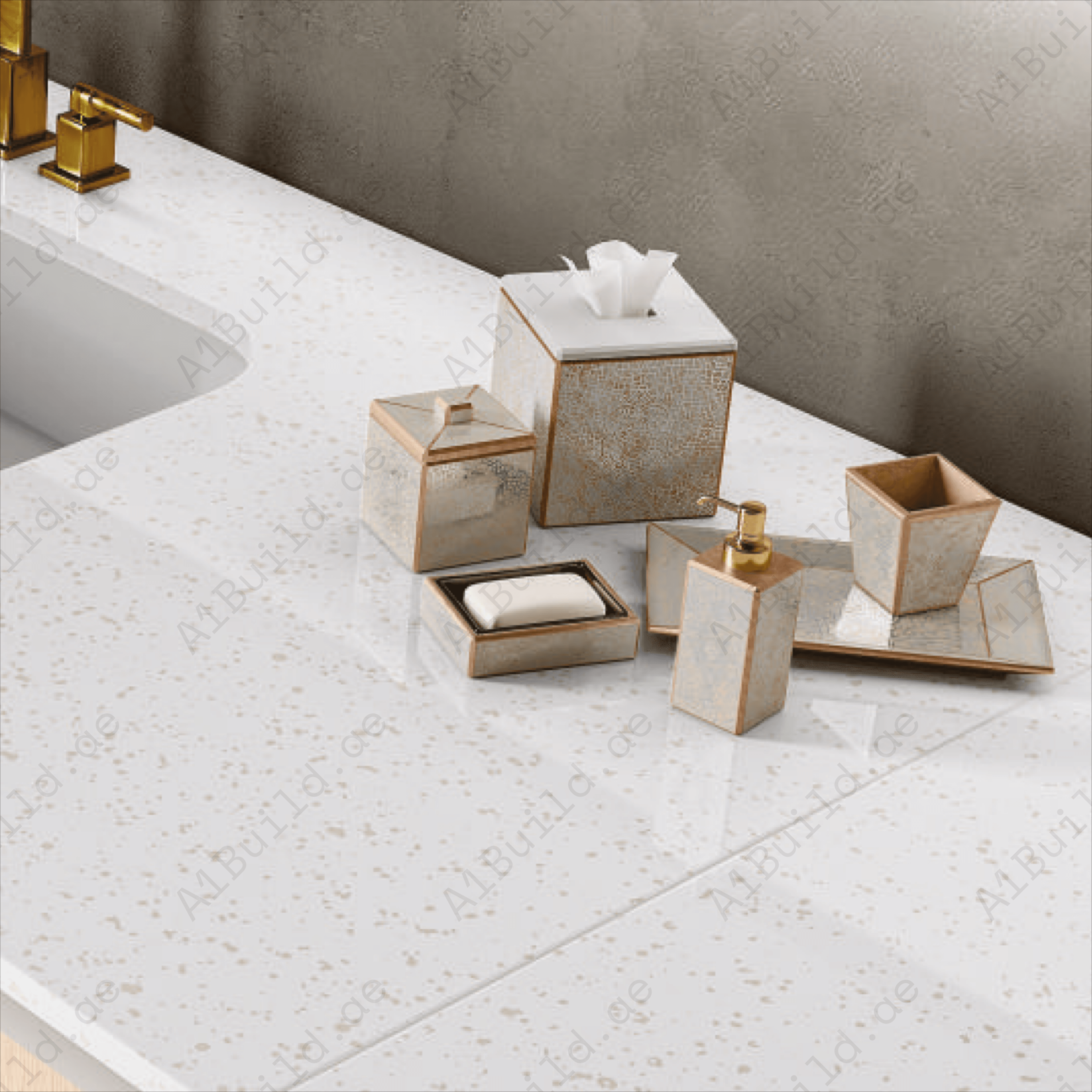 Cosmic White 80x240cm 15mm – Glossy